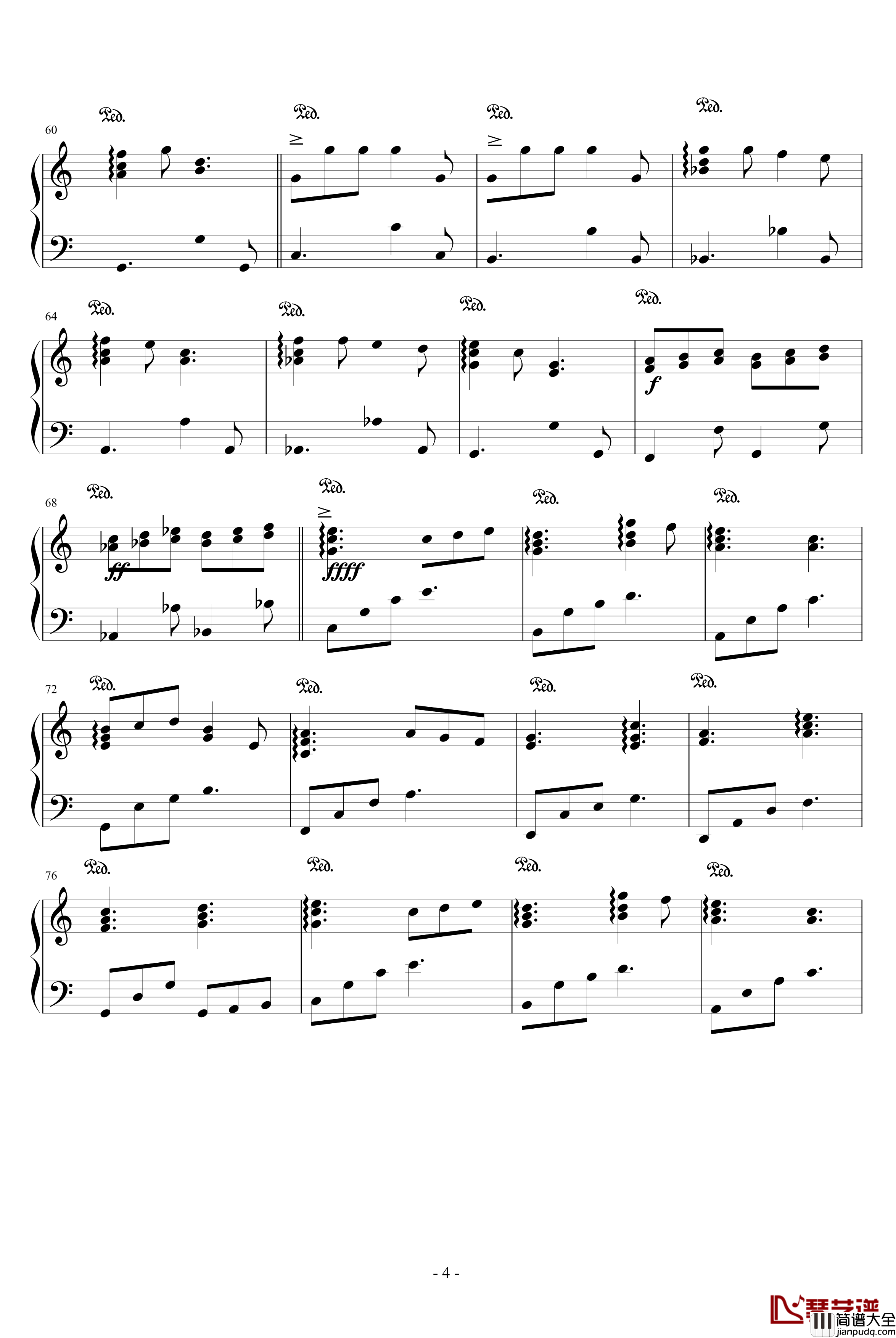 brightest钢琴谱_“神”里的插曲_影视