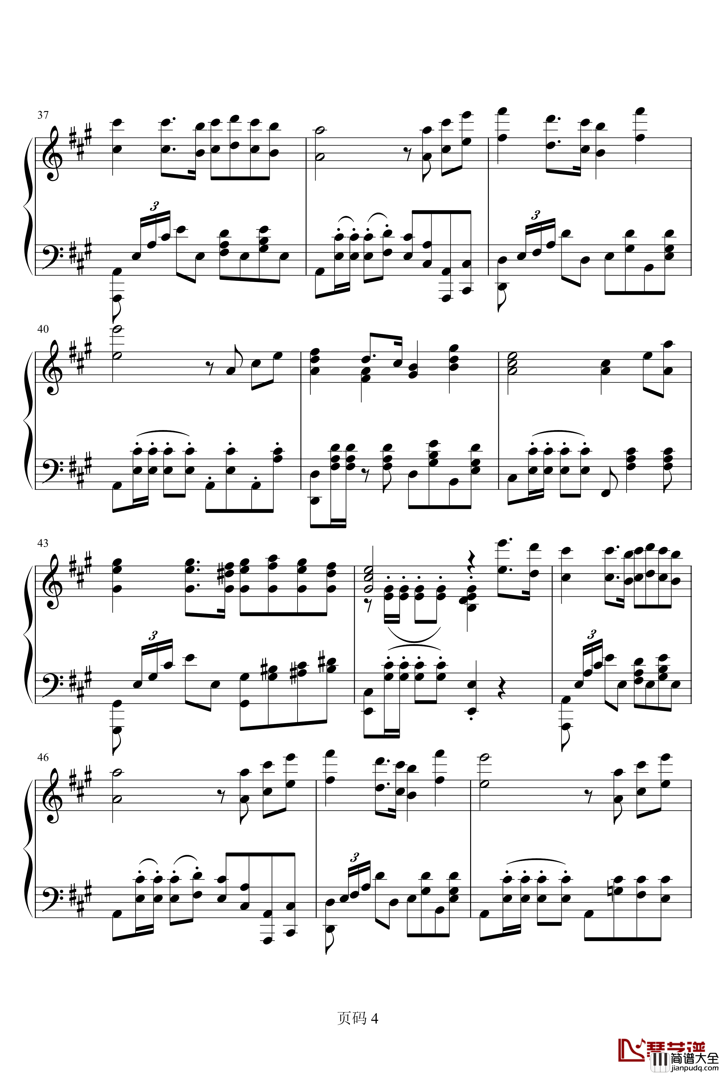 rufus_welcoming钢琴谱_最终幻想