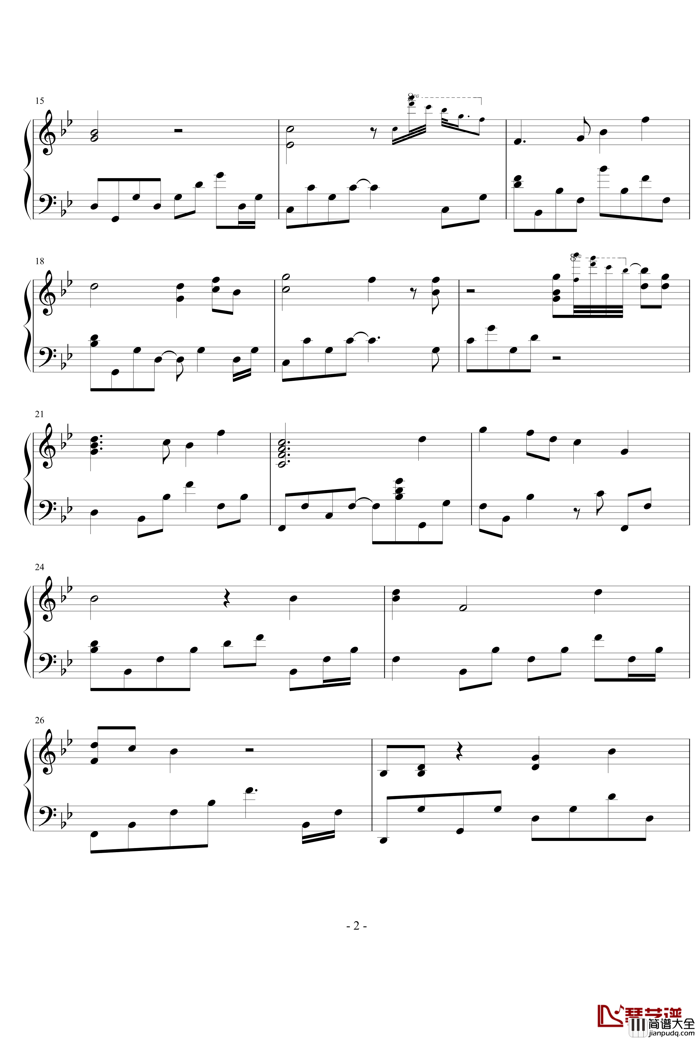 历史的天空钢琴谱__三国演义_片尾曲伴奏_影视