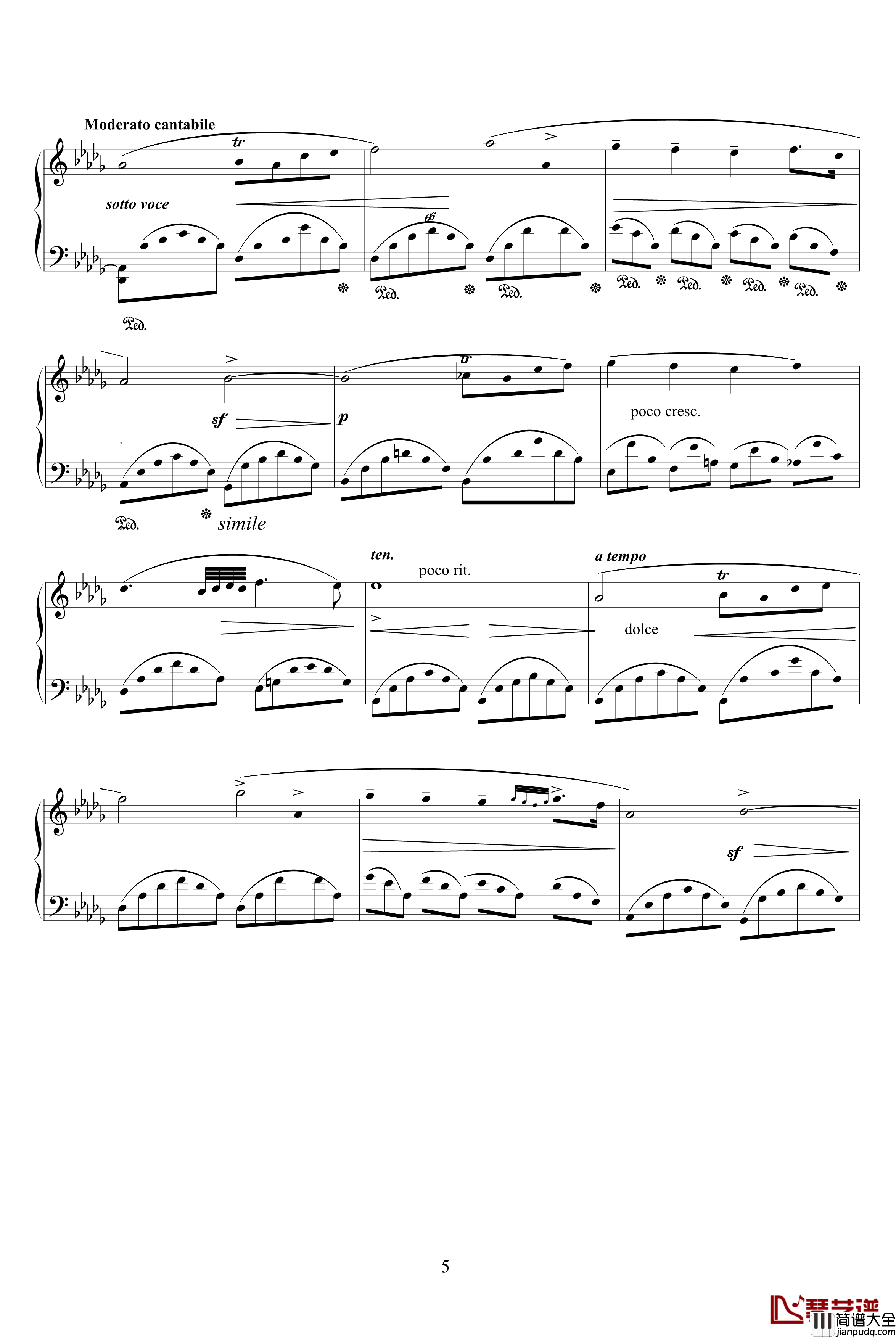 幻想即兴曲Op.66钢琴谱_肖邦_chopin