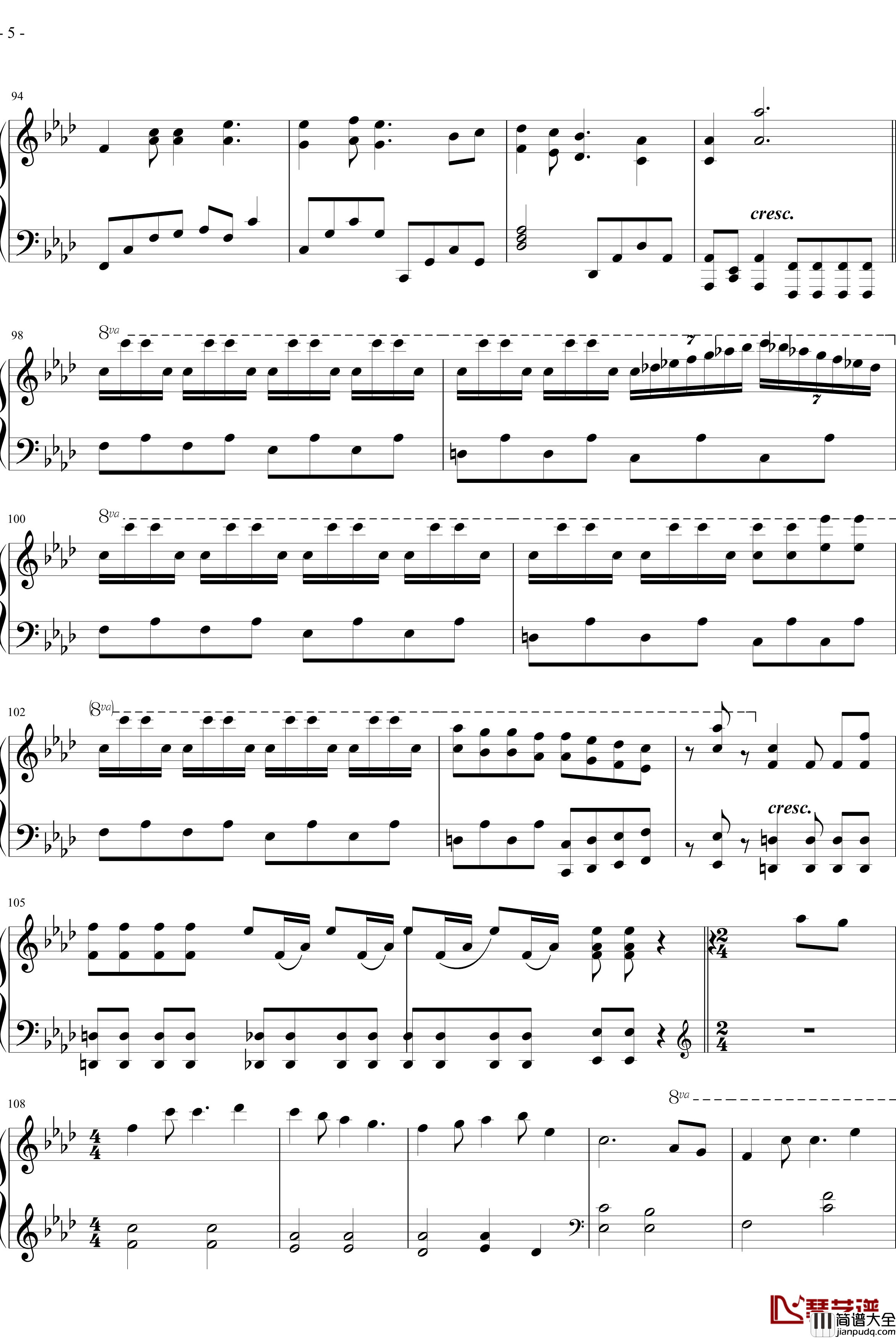 我们的纪念钢琴谱_原调版_吴寅飞