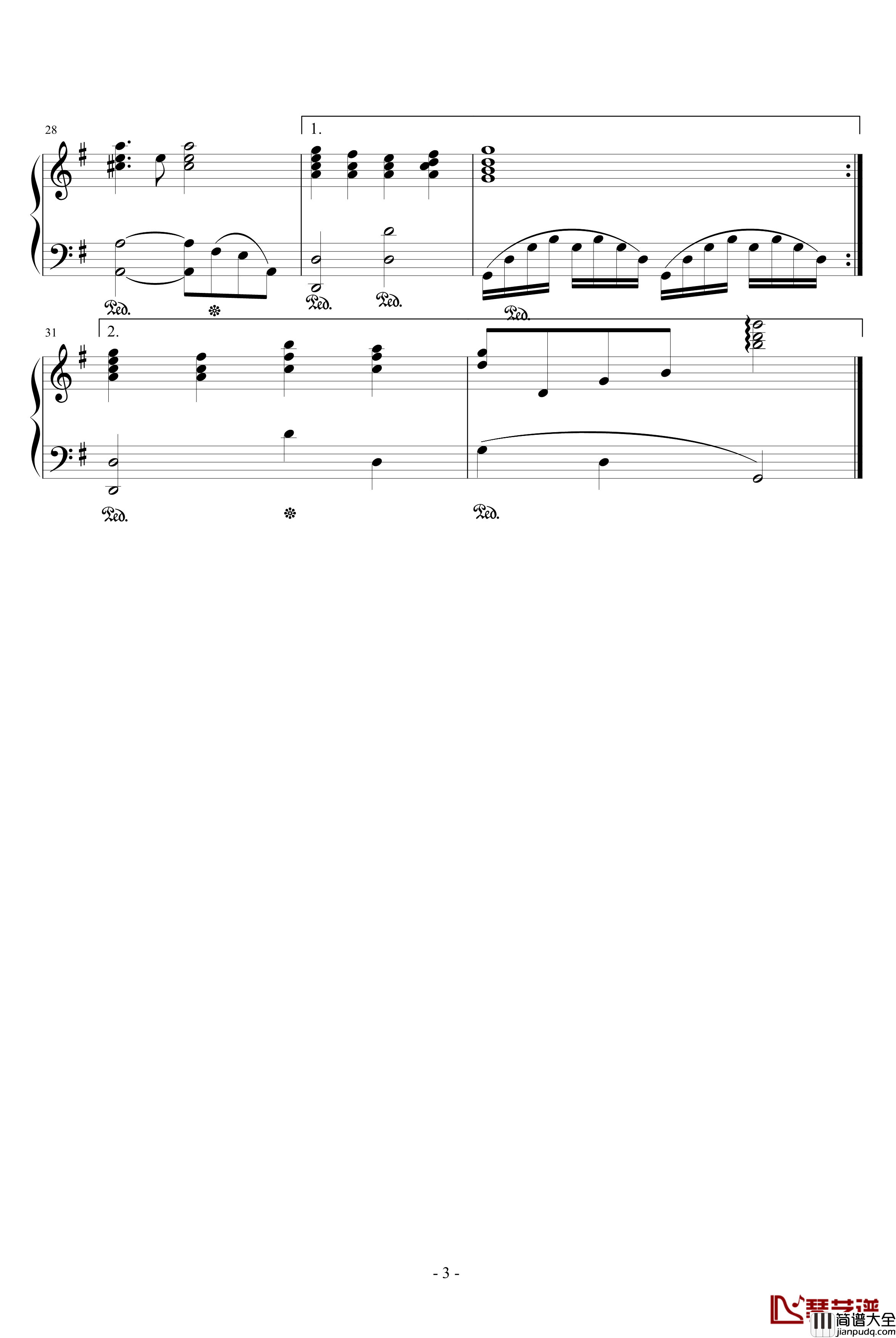 Love_me_tender钢琴谱_克莱德曼