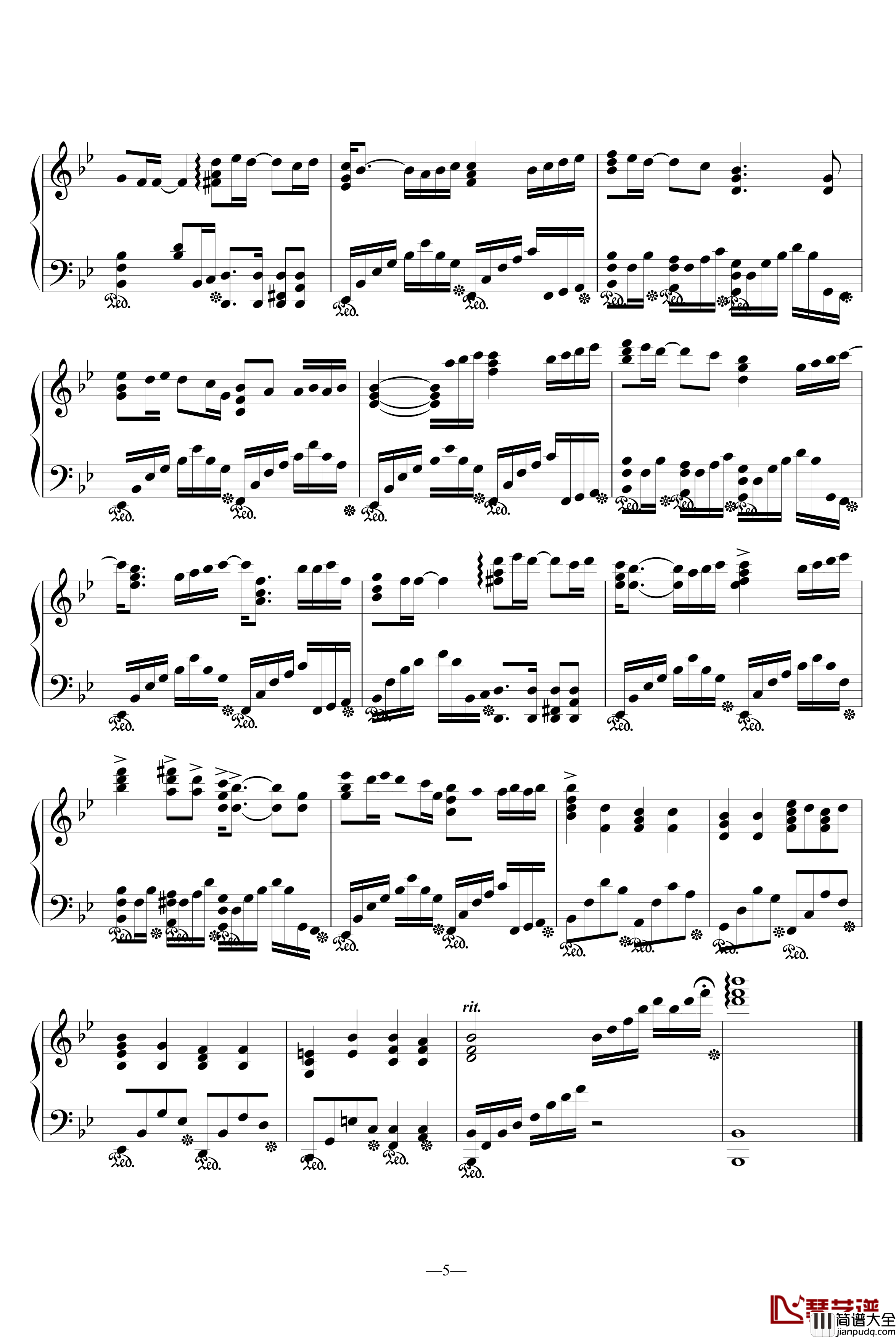 看到梦之后钢琴谱_名侦探柯南