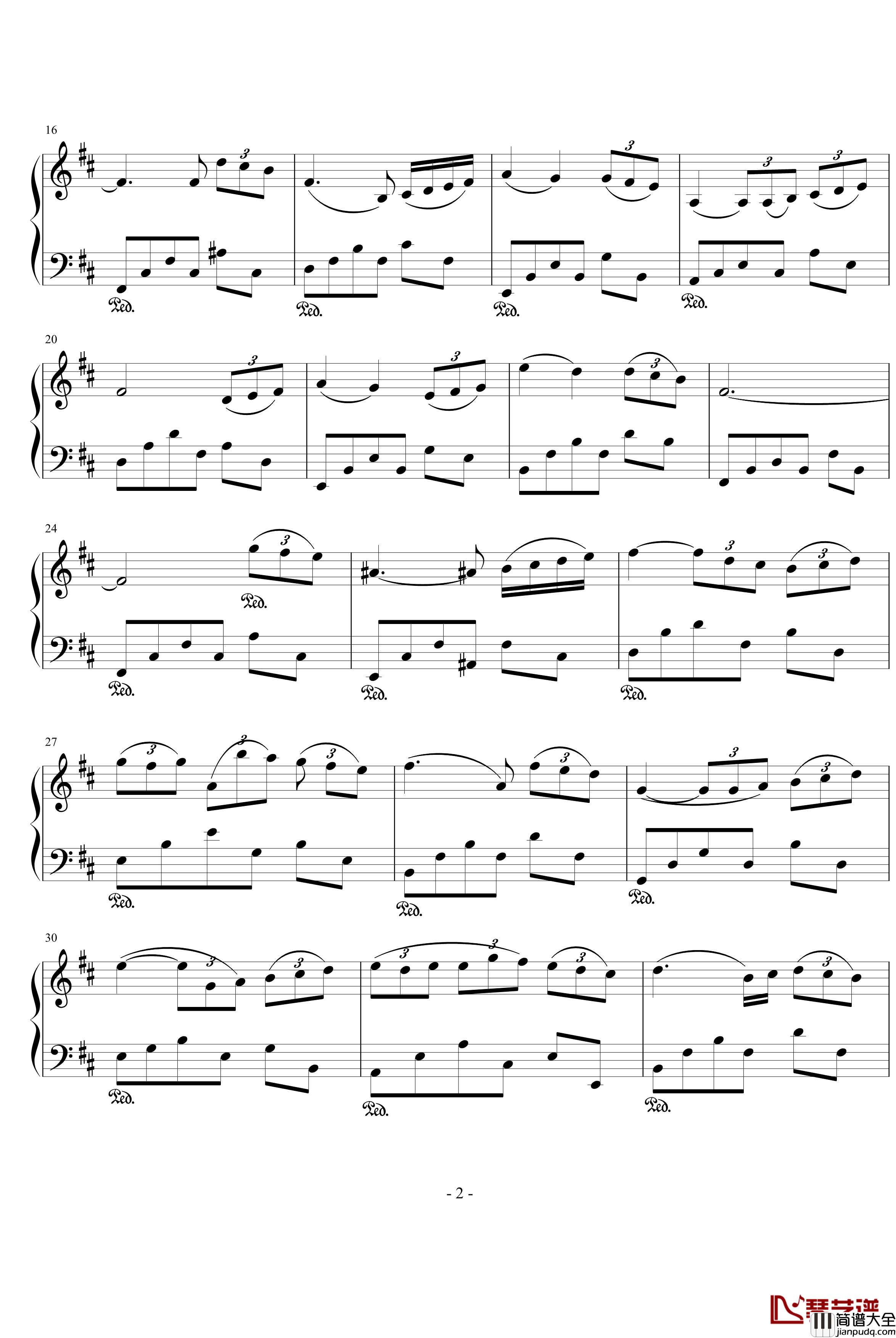 月亮门钢琴谱_神秘园