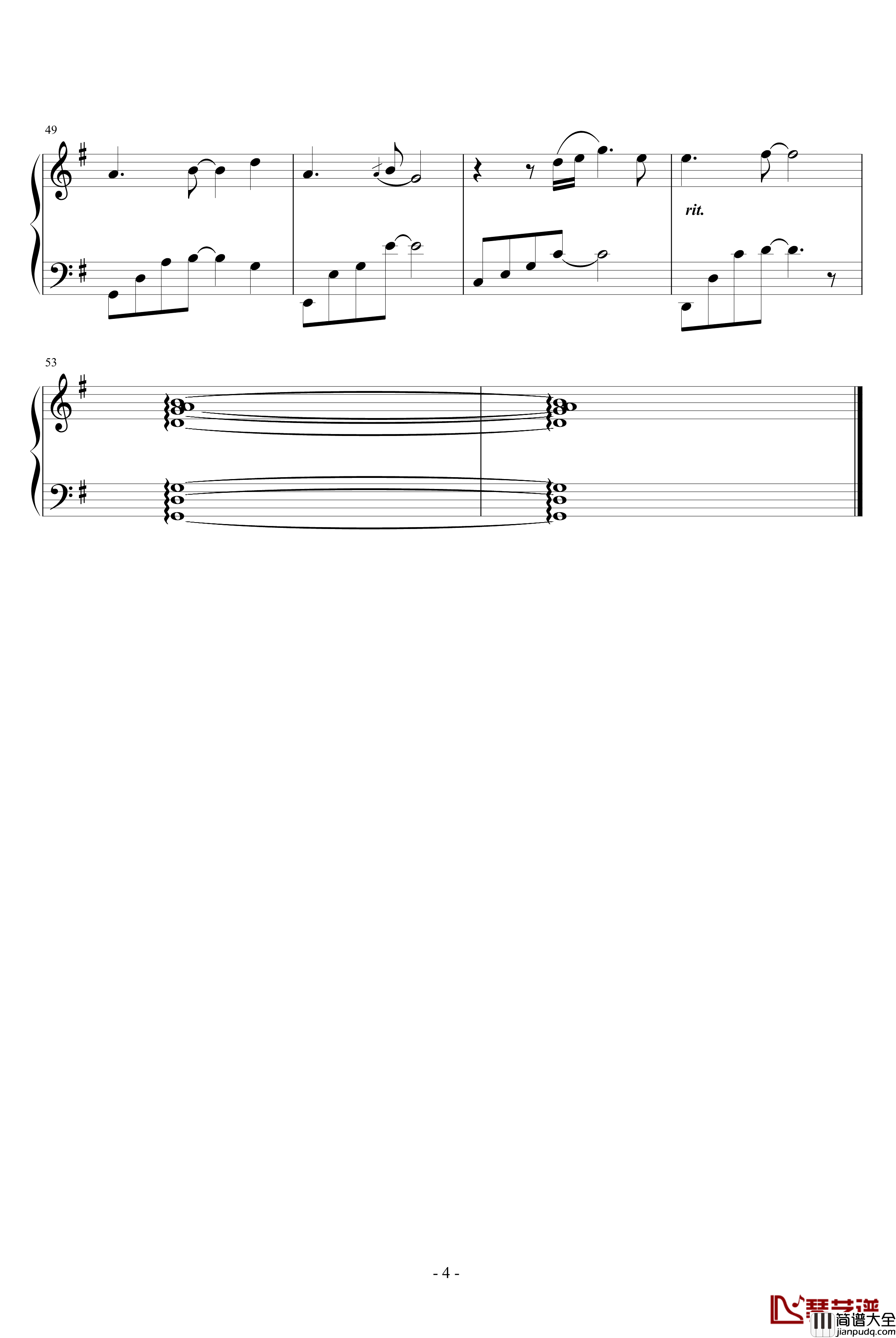 恰似你的温柔钢琴谱_小武版_蔡琴