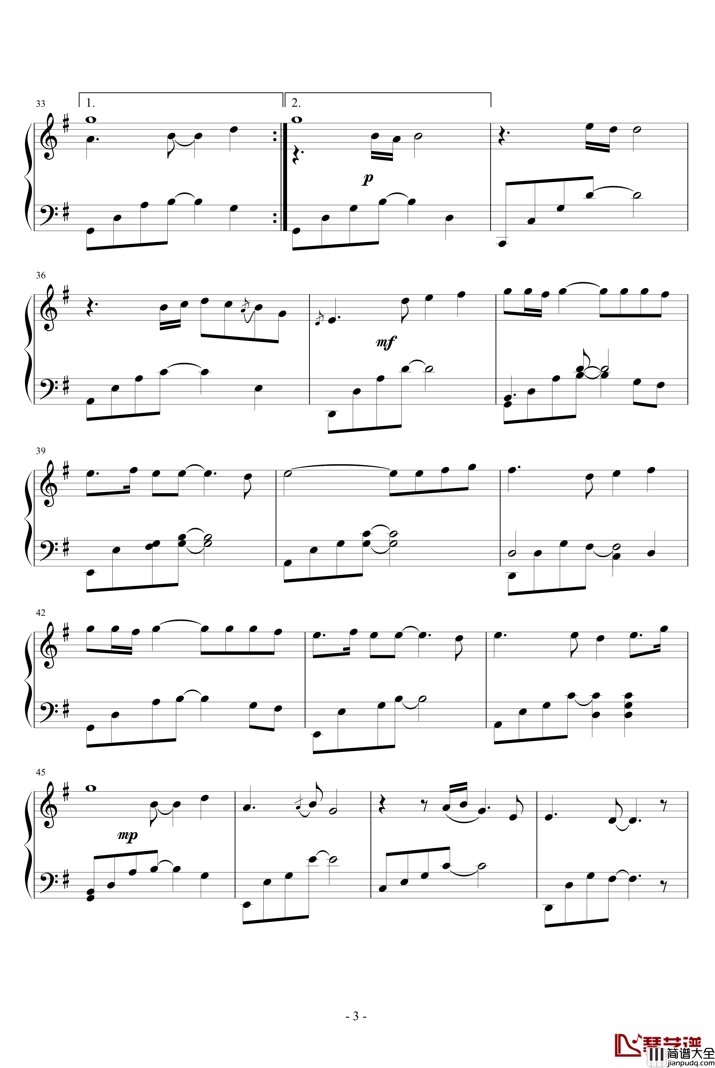 恰似你的温柔钢琴谱_小武版_蔡琴