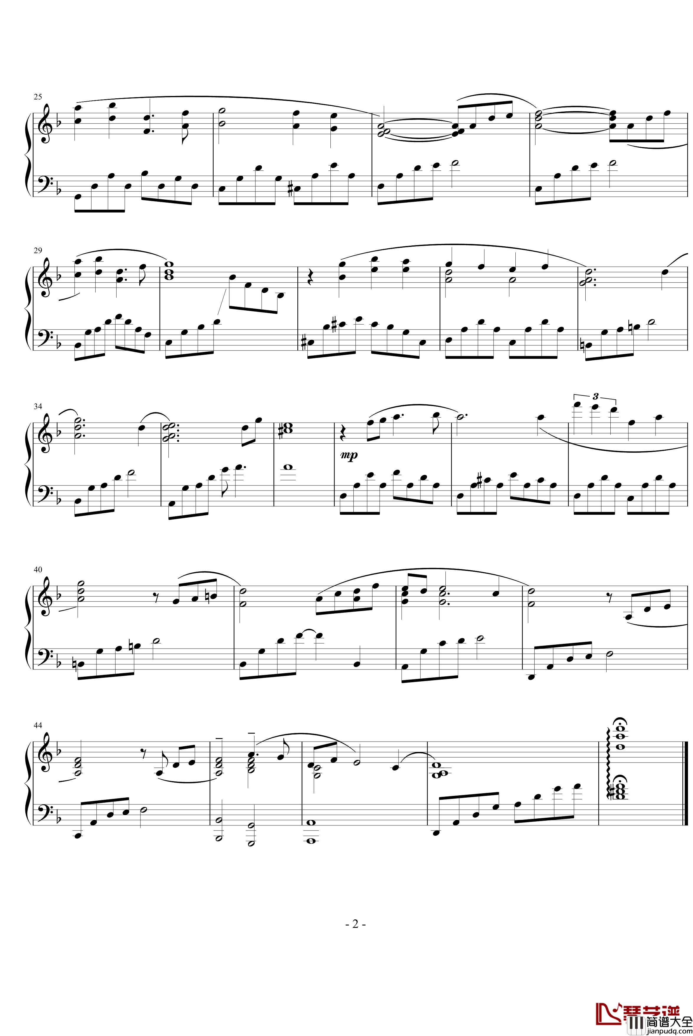 chikane_no_theme钢琴谱_神无月的巫女_动漫影视