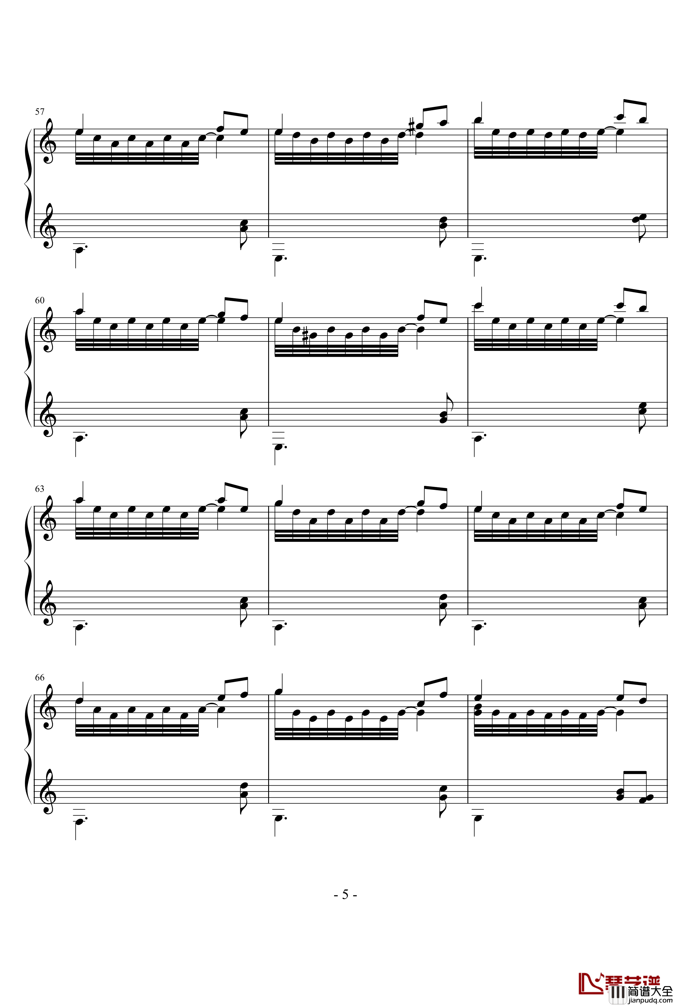 Pianto_Dell_Amante钢琴谱_未知分类