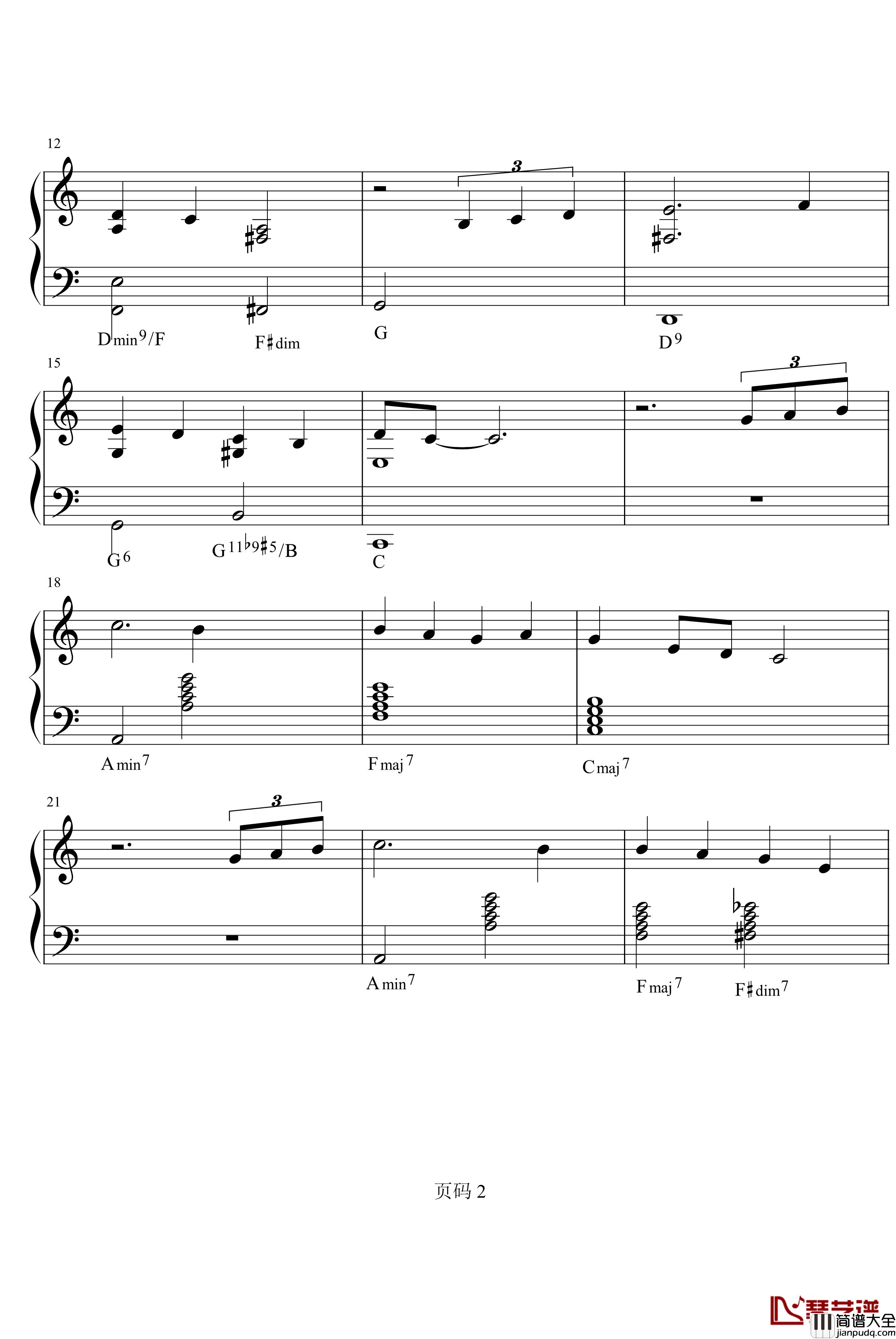 Londonderry钢琴谱_未知分类_绝对值得一听