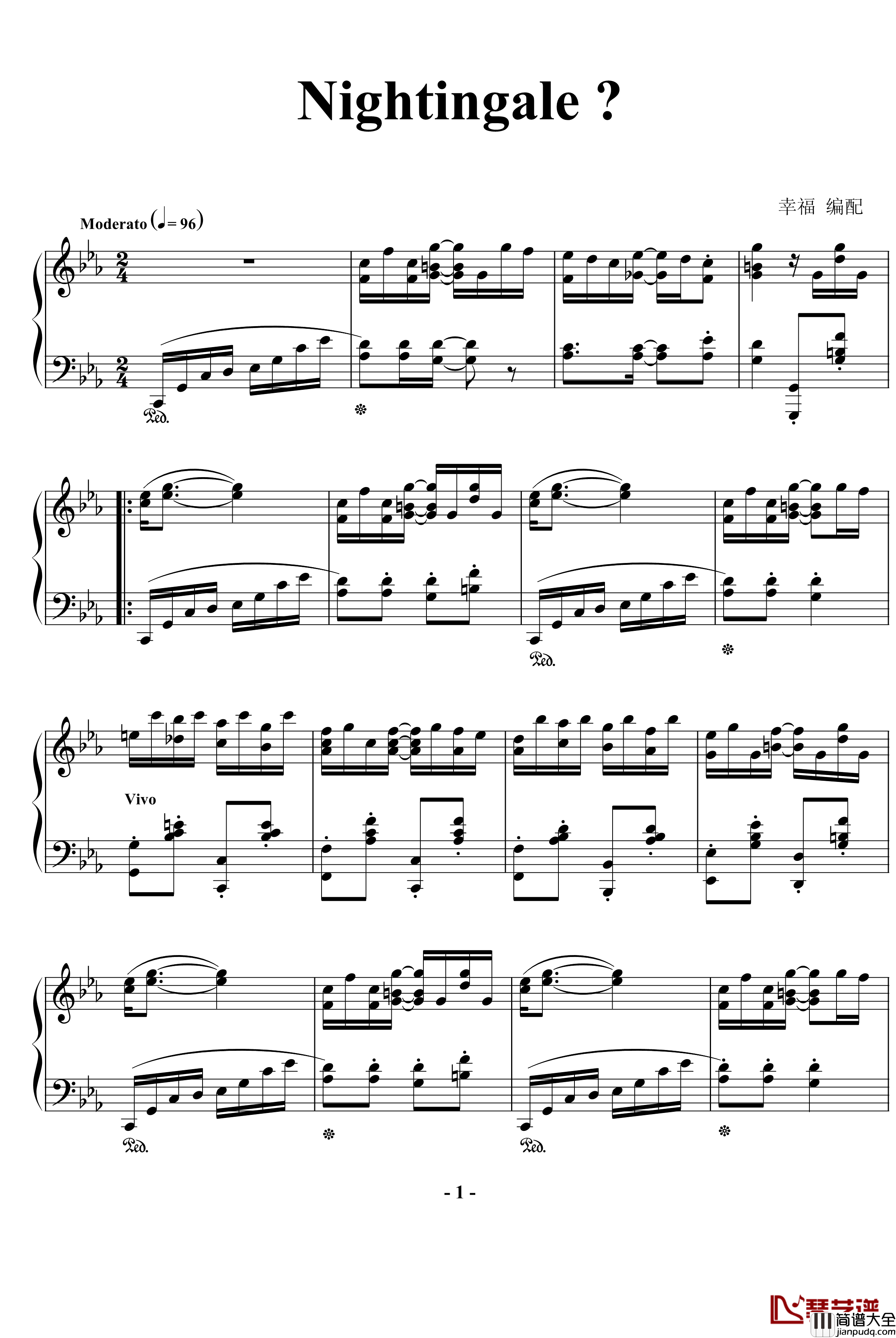 一首经典的爵士钢琴谱_欧美经典