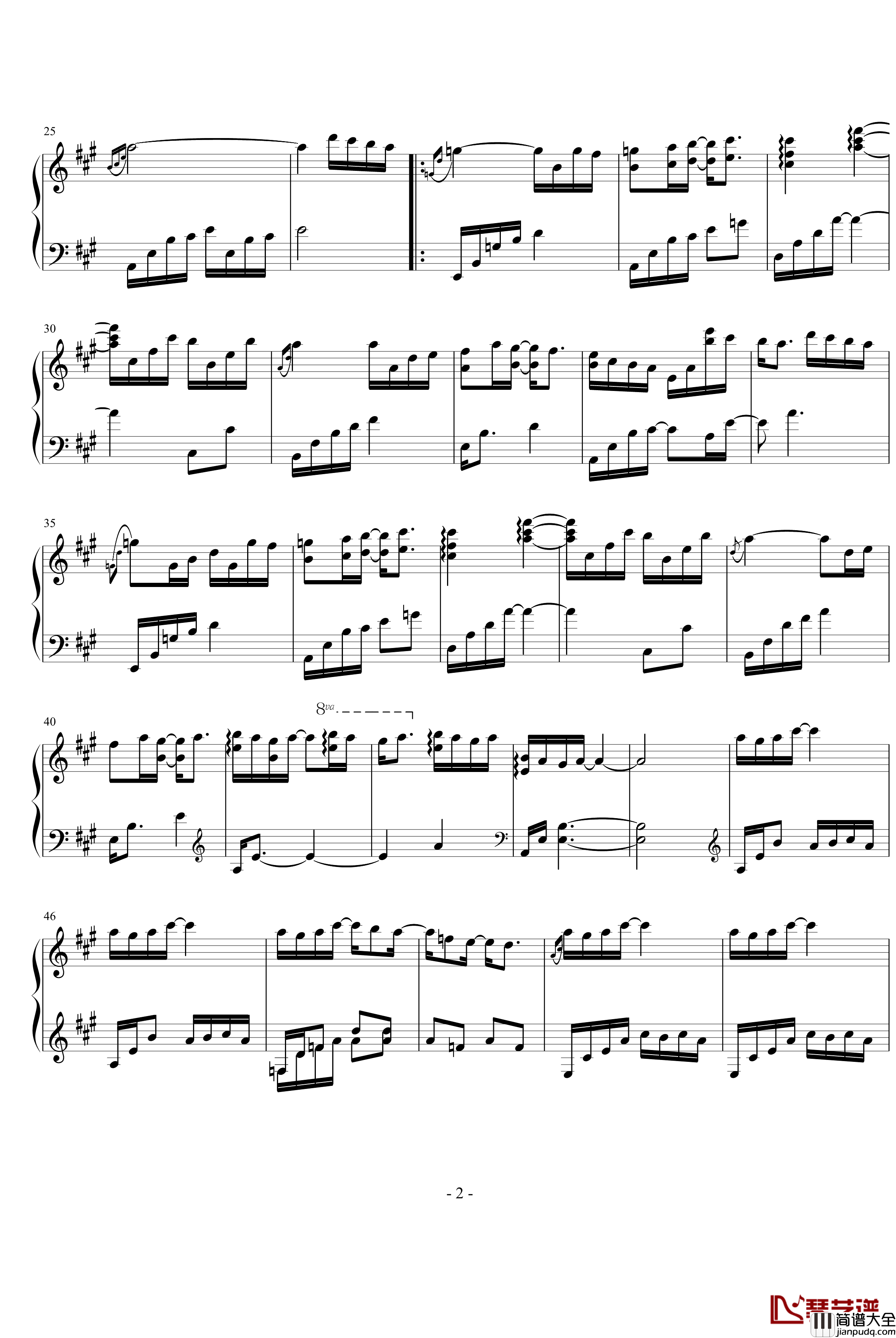 If_I_could_see_you_again钢琴谱_Yiruma