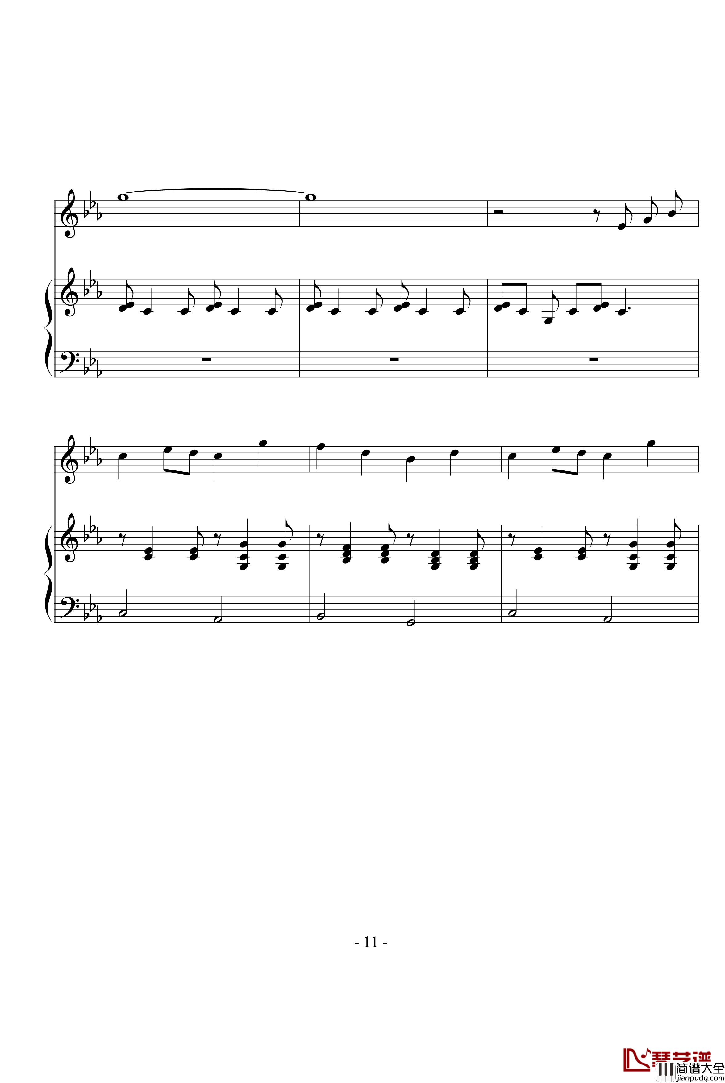 四月钢琴谱_林海