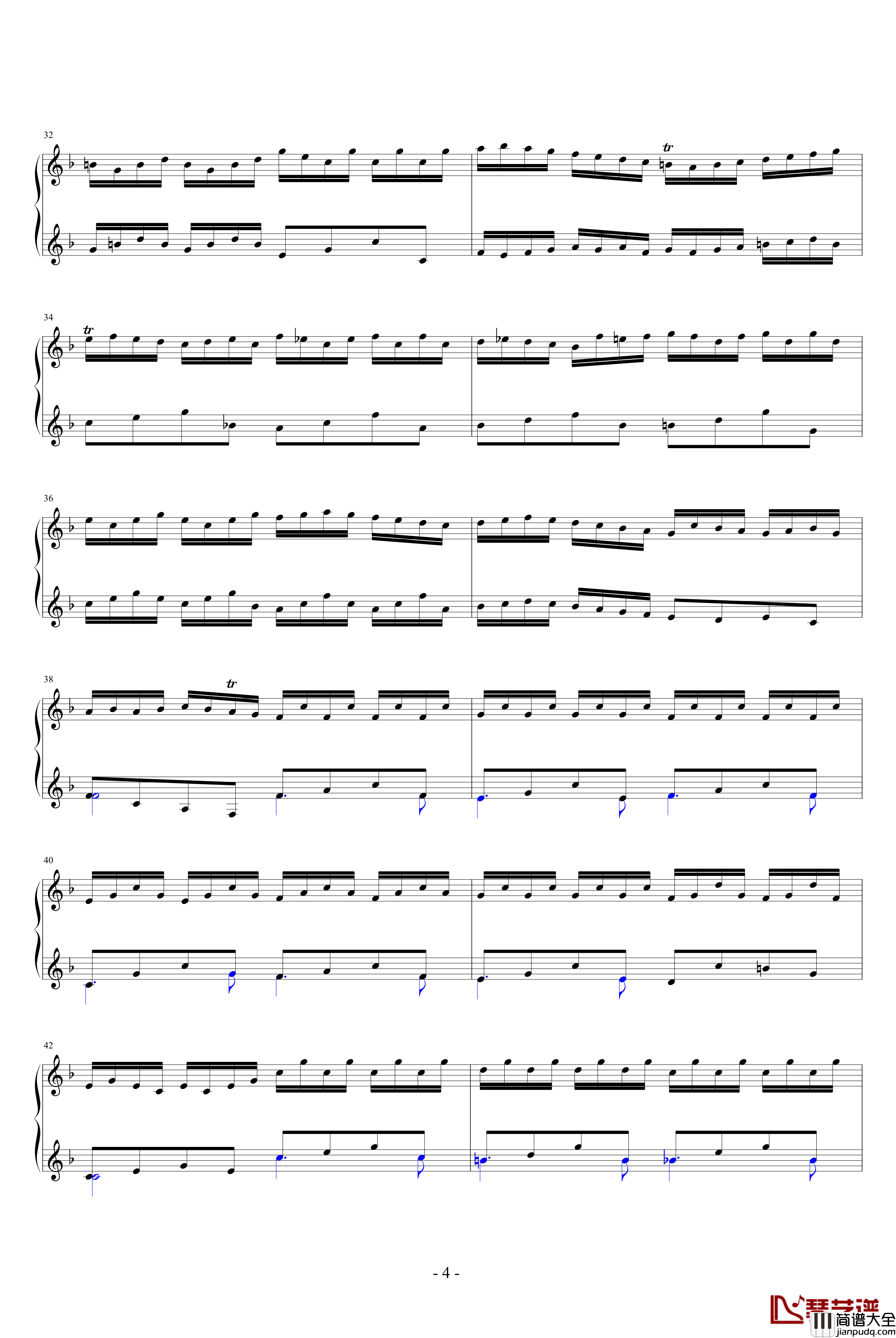 Le_Tic_Toc_Choc_ou_les_Maillotins钢琴谱_Francois_Couperin