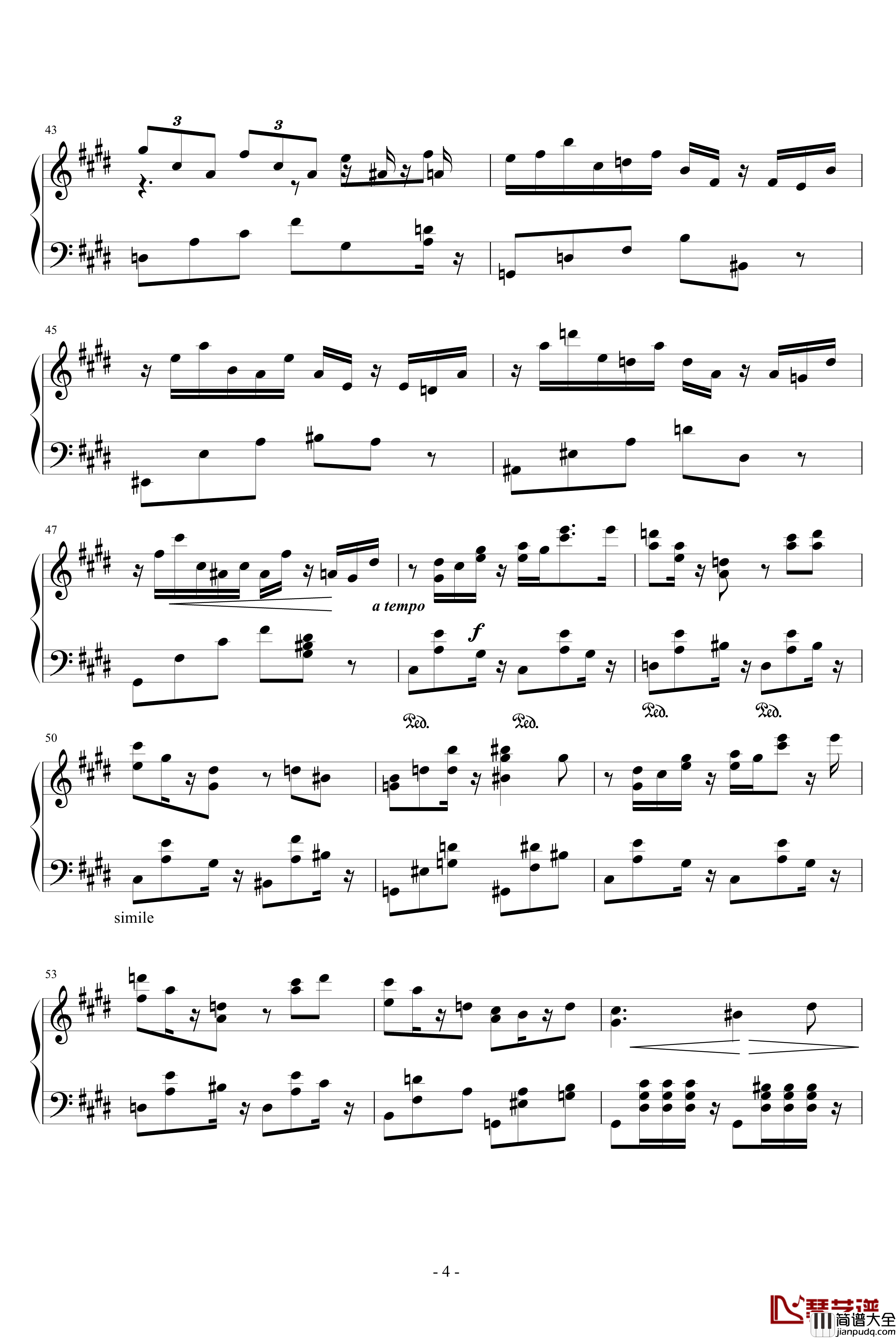 孙武之后钢琴谱_skimy