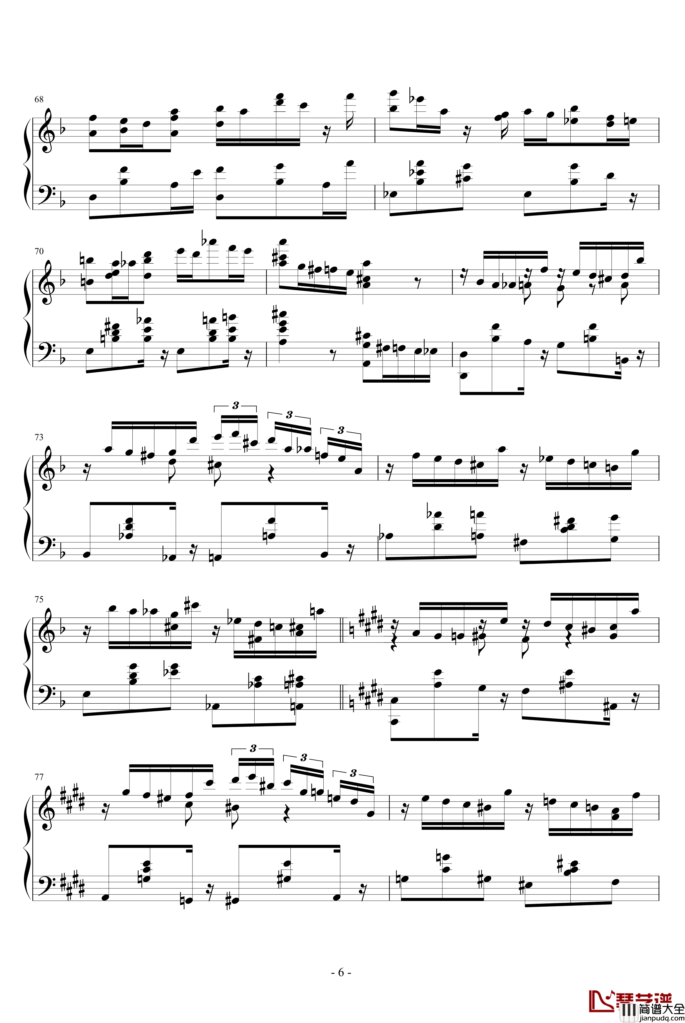 孙武之后钢琴谱_skimy