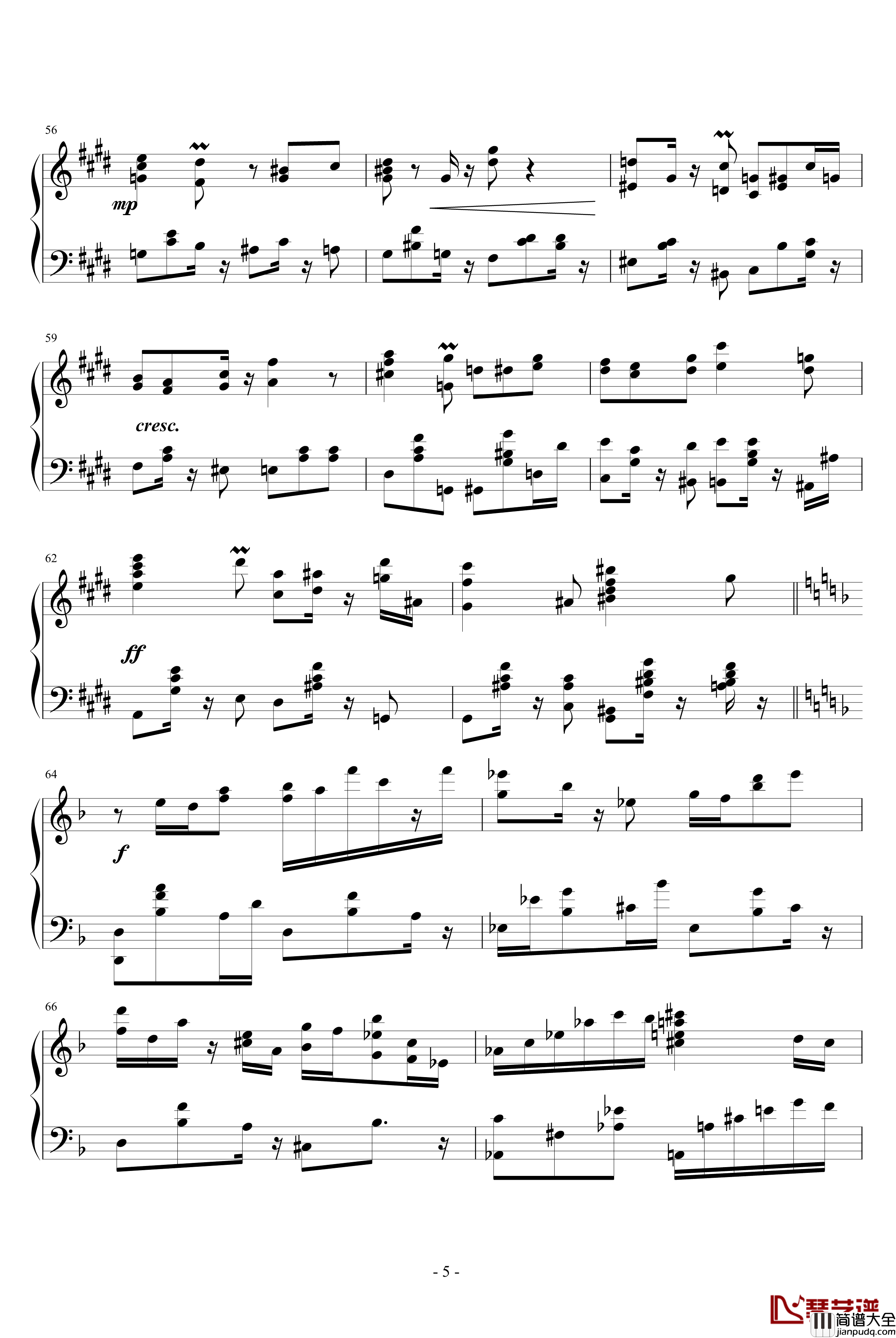 孙武之后钢琴谱_skimy