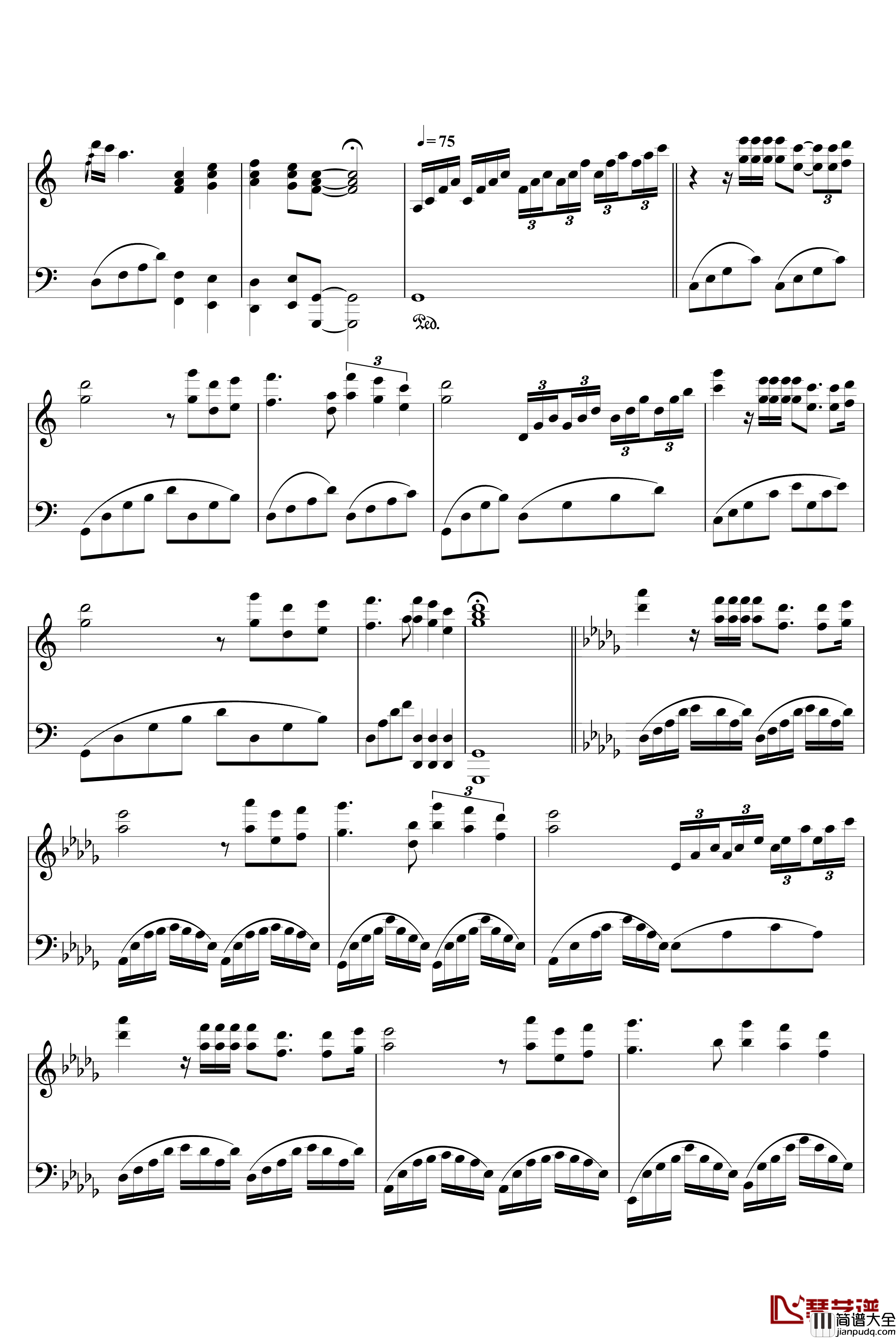 我想知道爱是什么钢琴谱_I_Want_To_Know_What_Love_Is_克莱德曼