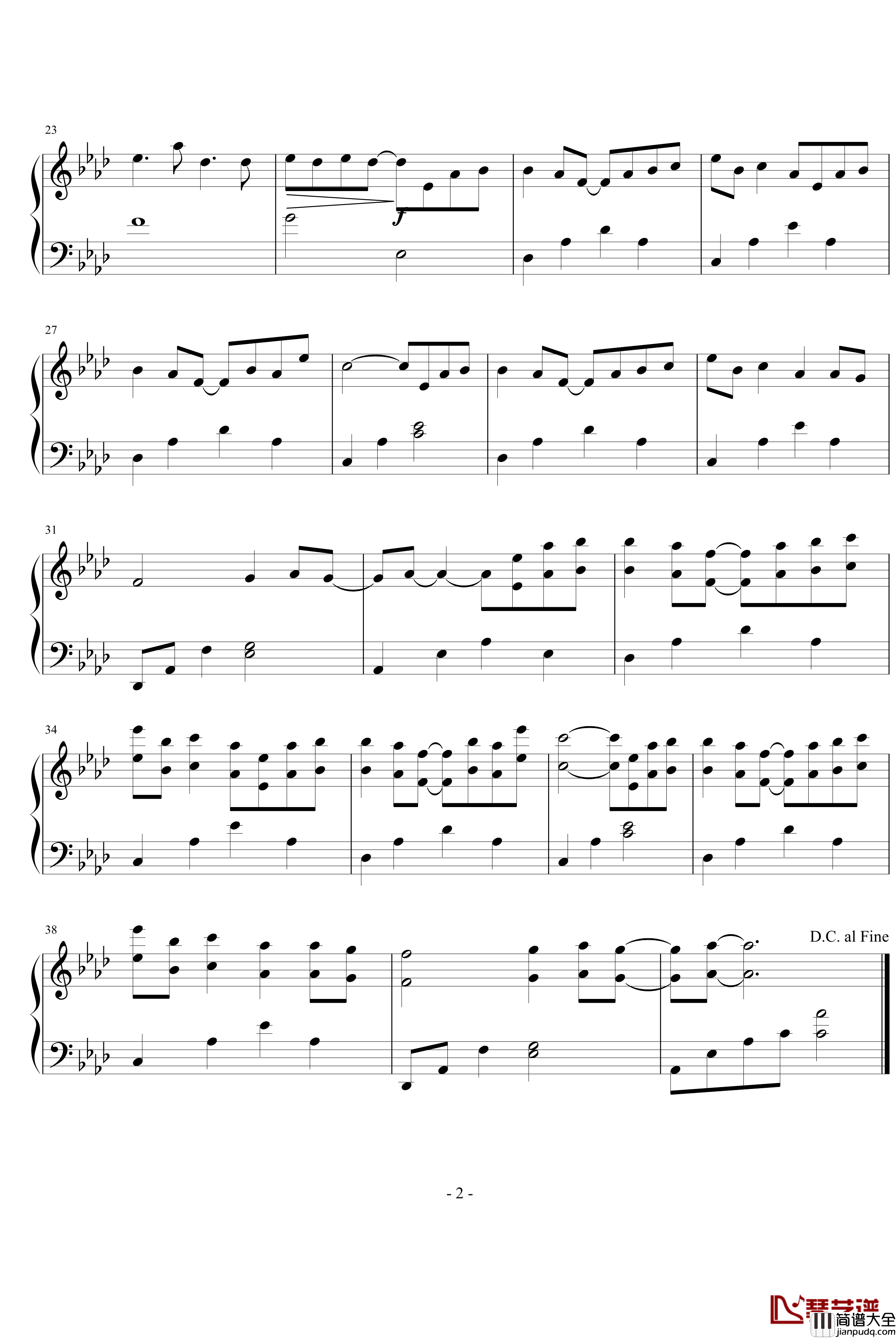 渚钢琴谱_古河_动漫影视