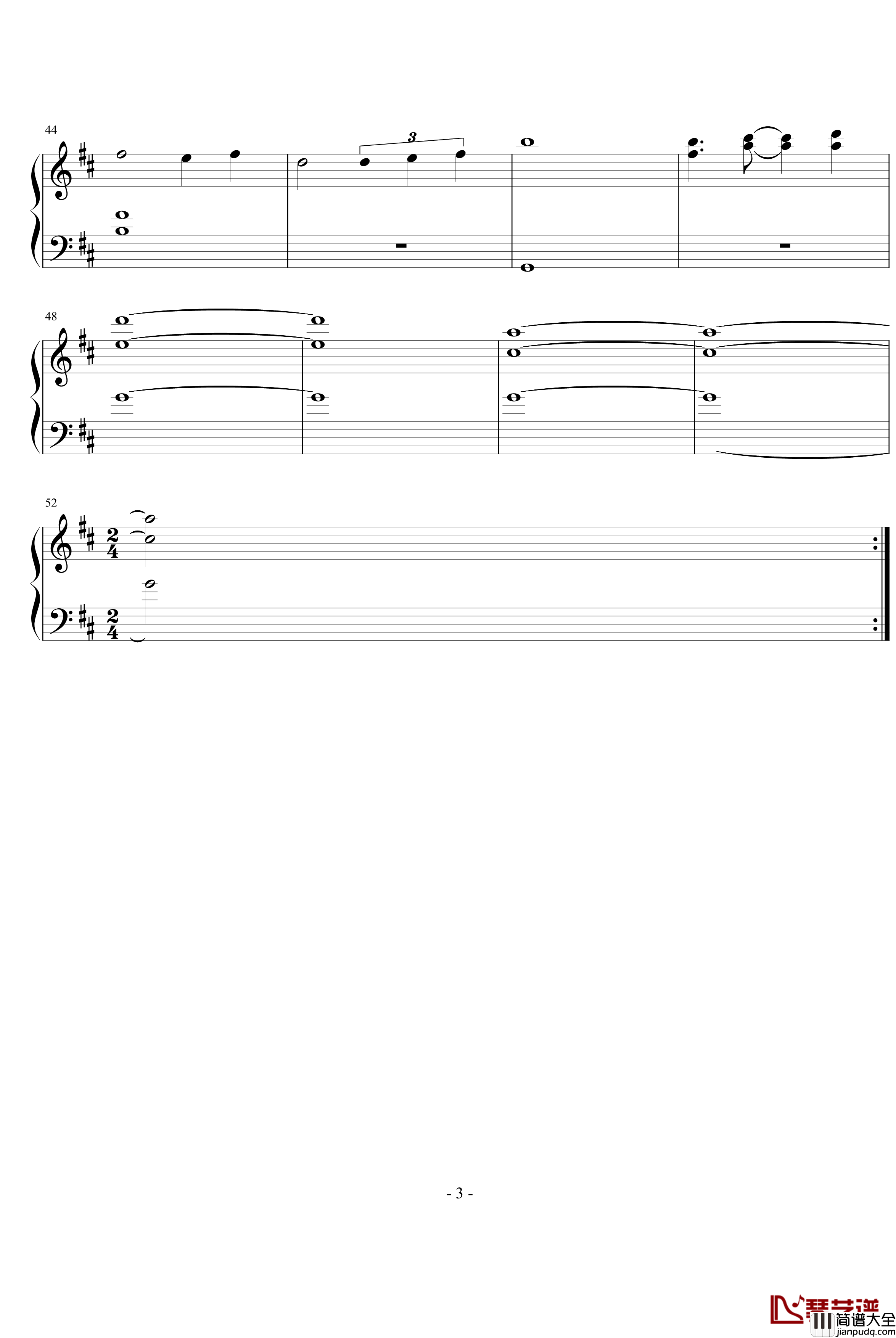 东风钢琴谱_Clannad_动漫影视