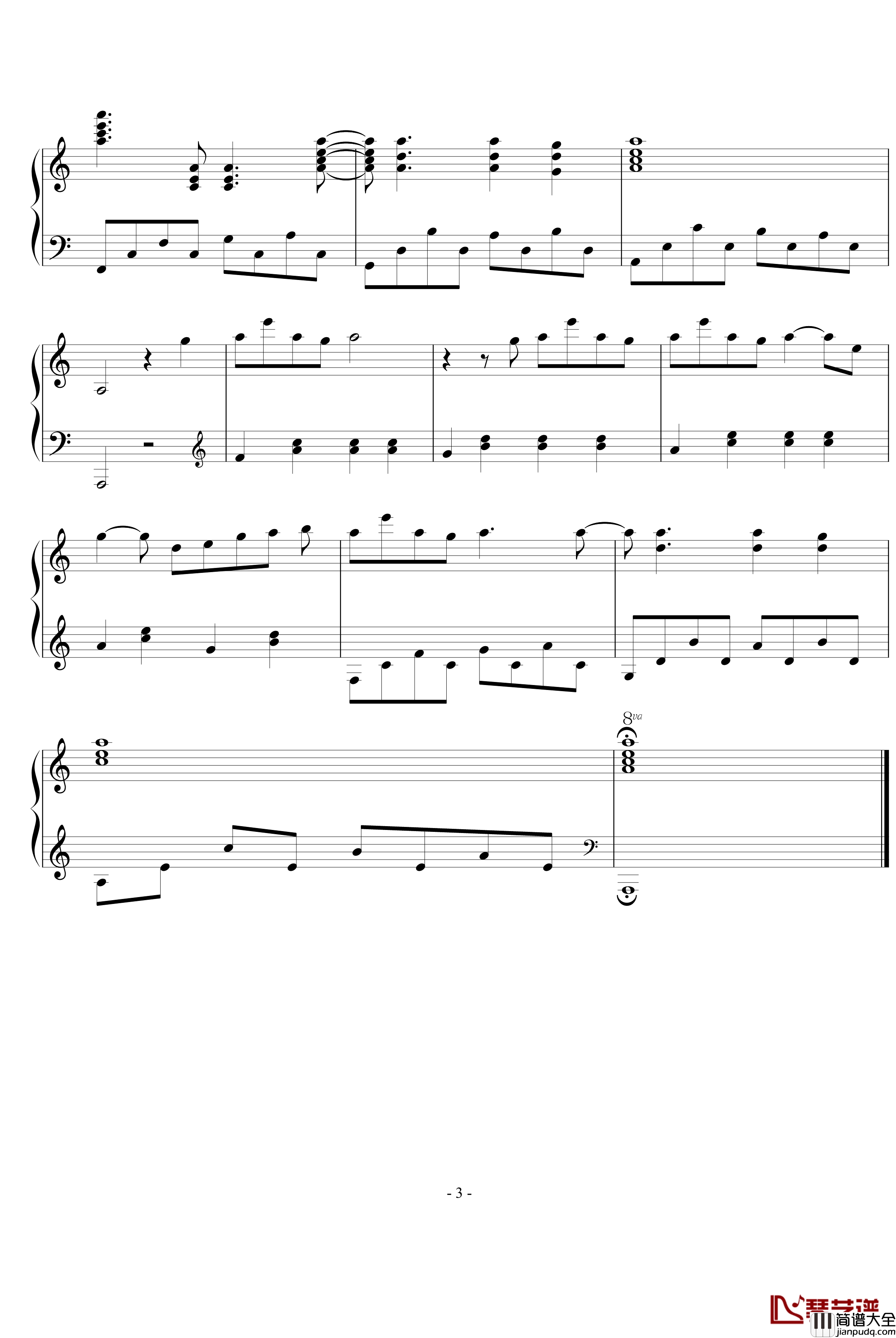 Shionari钢琴谱_Clannad_动漫影视