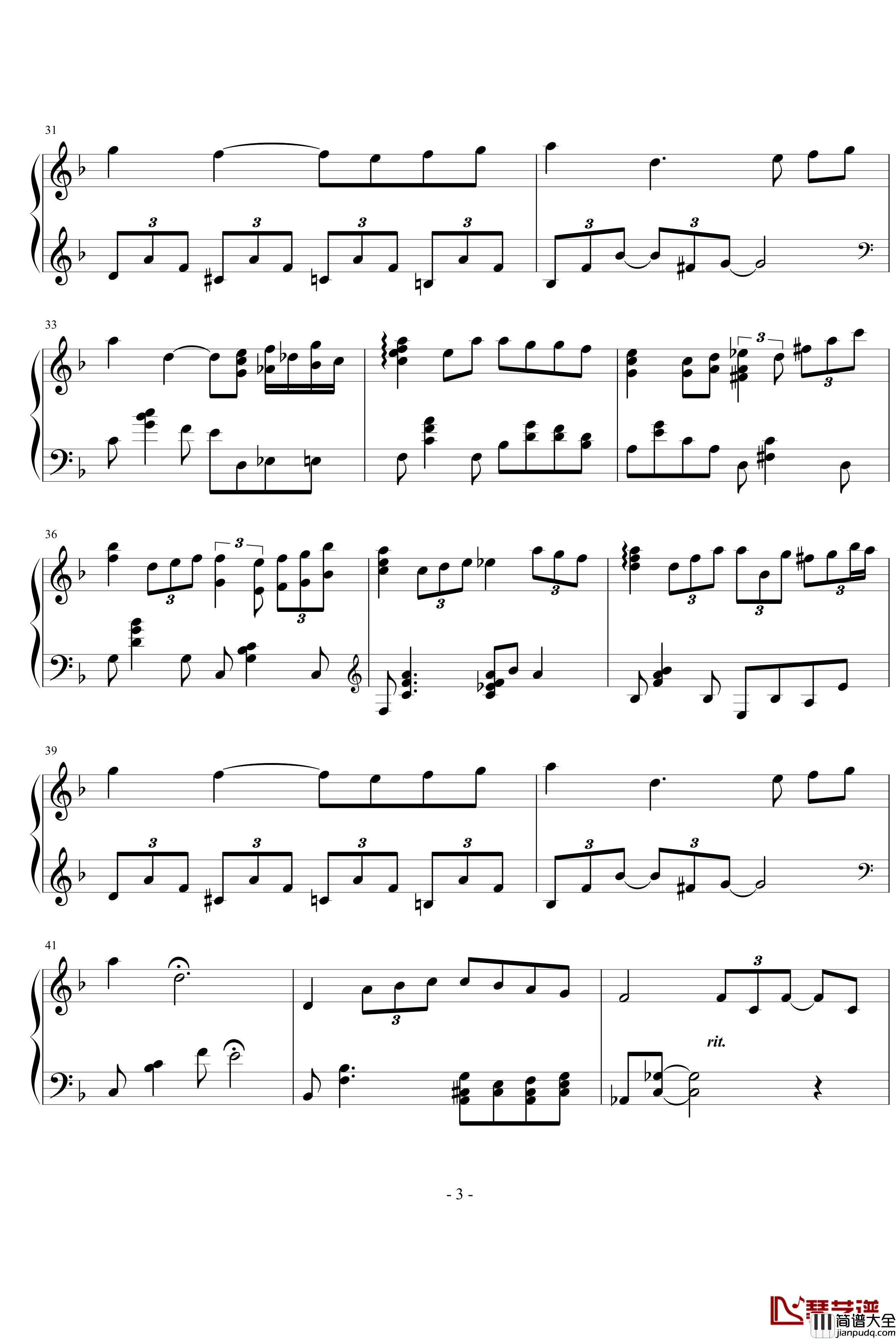 Tears_On_Love钢琴谱_Yiruma