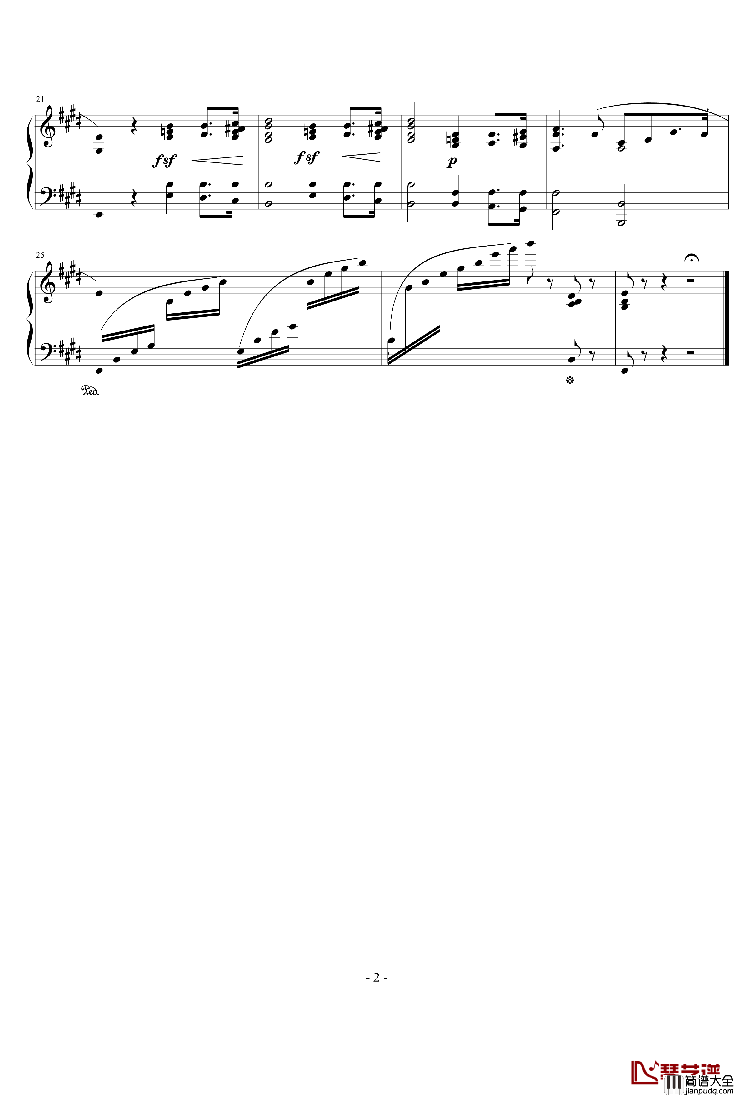 安慰Op.30_No.3钢琴谱_门德尔松