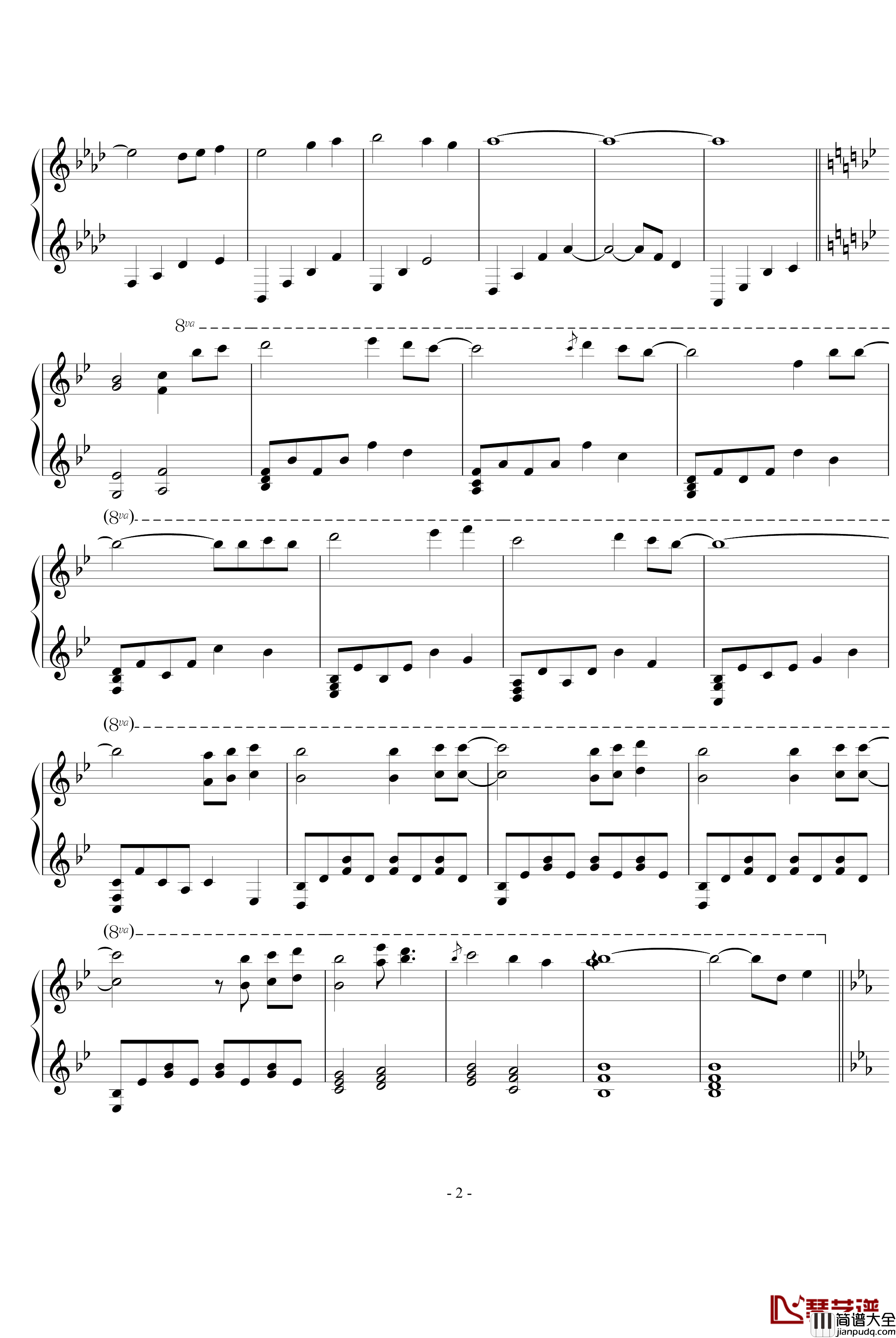 Love_Song钢琴谱_影视