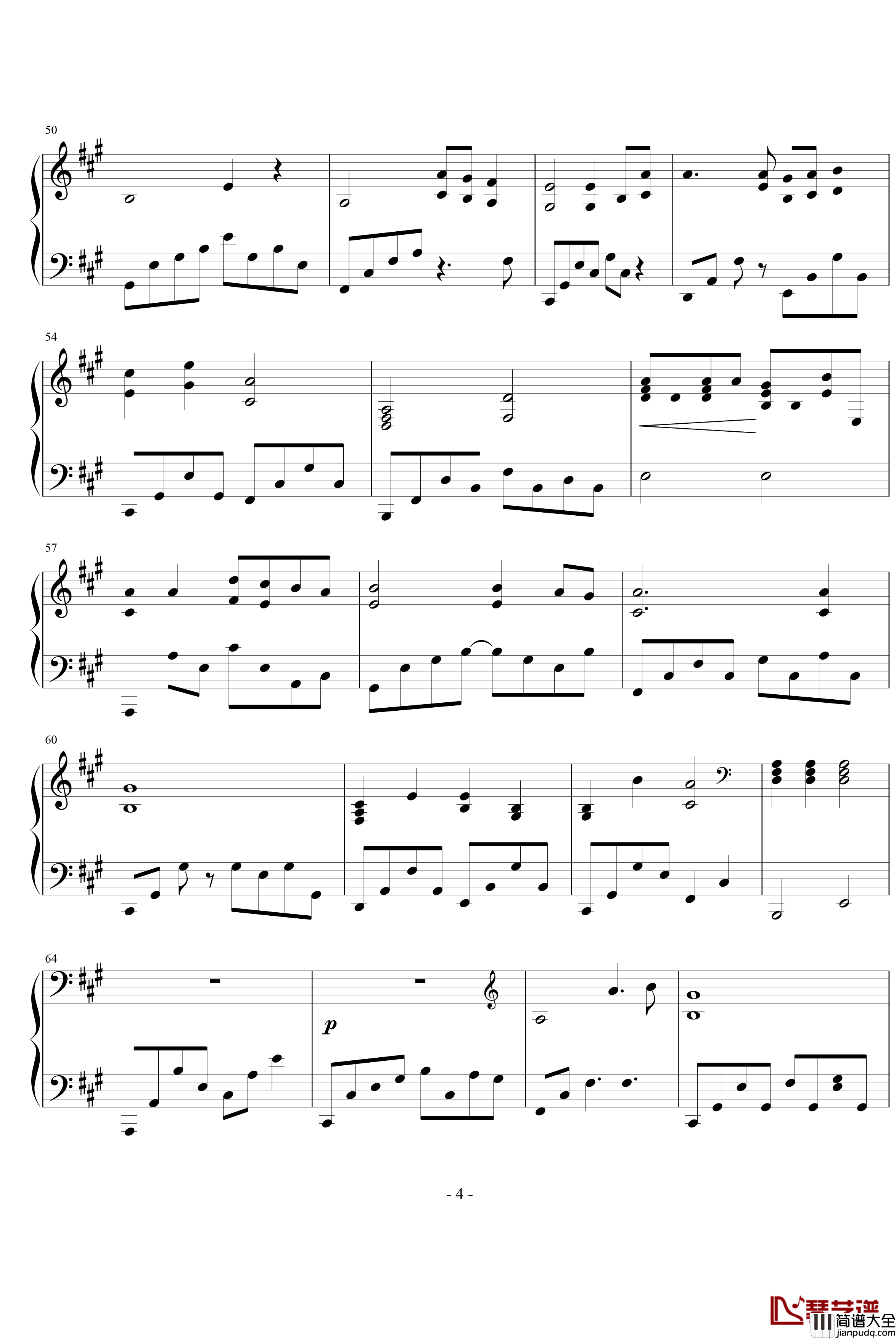 爱与希望钢琴谱_钢琴伴奏谱完美版_林俊杰_Ver1.0