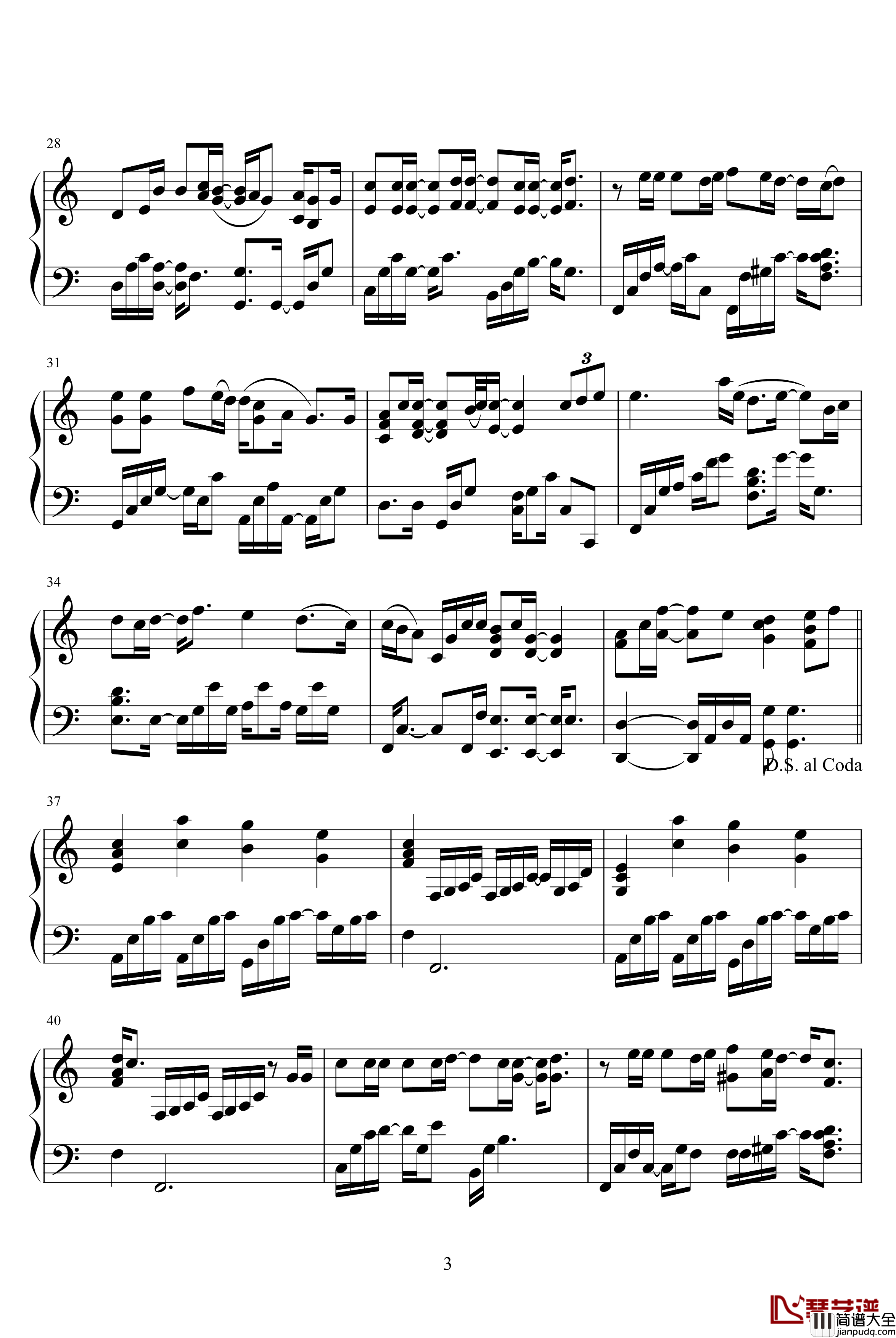 thank_to钢琴谱_东方神起