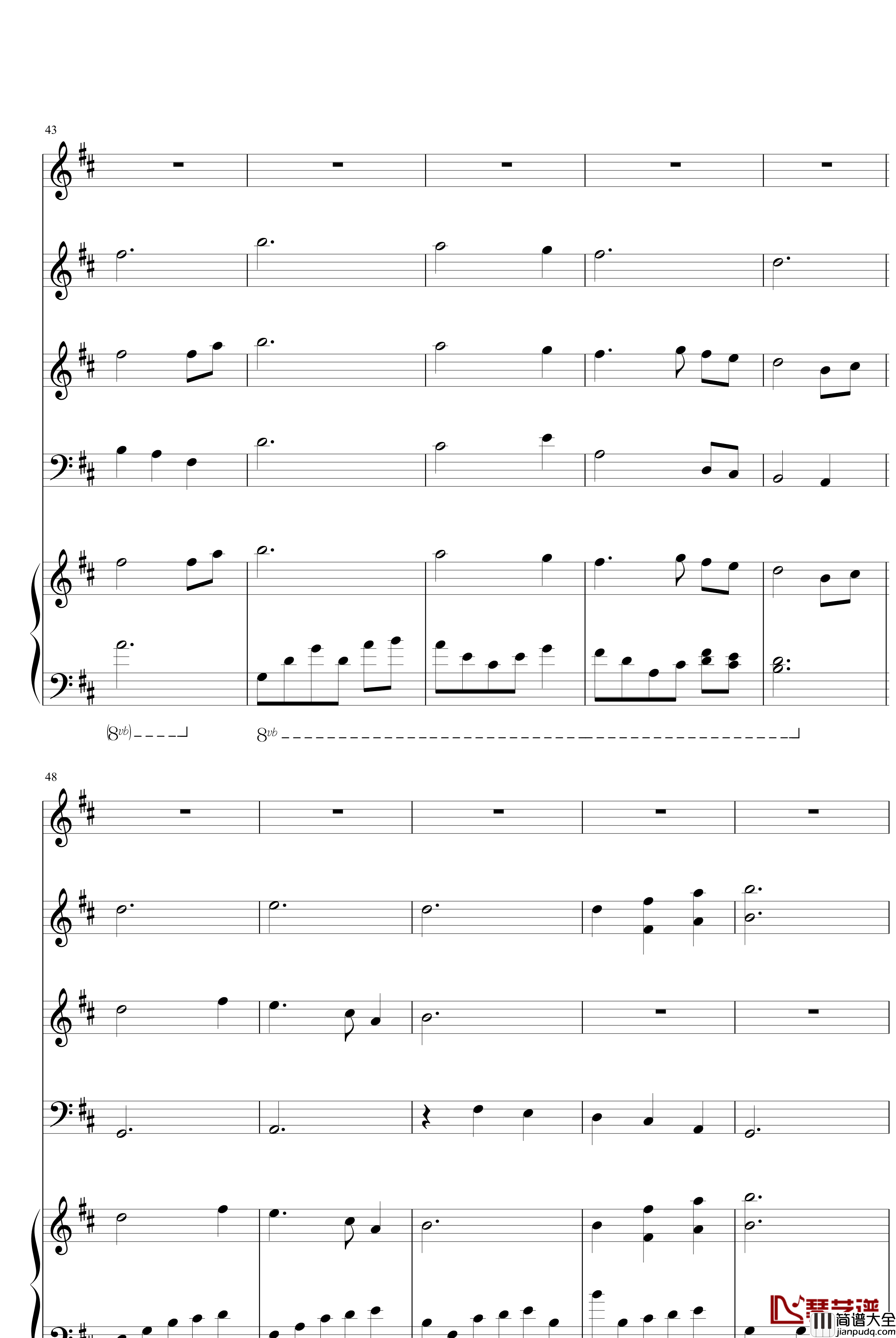 假如爱有天意钢琴谱_旋乐PY版_韩日剧