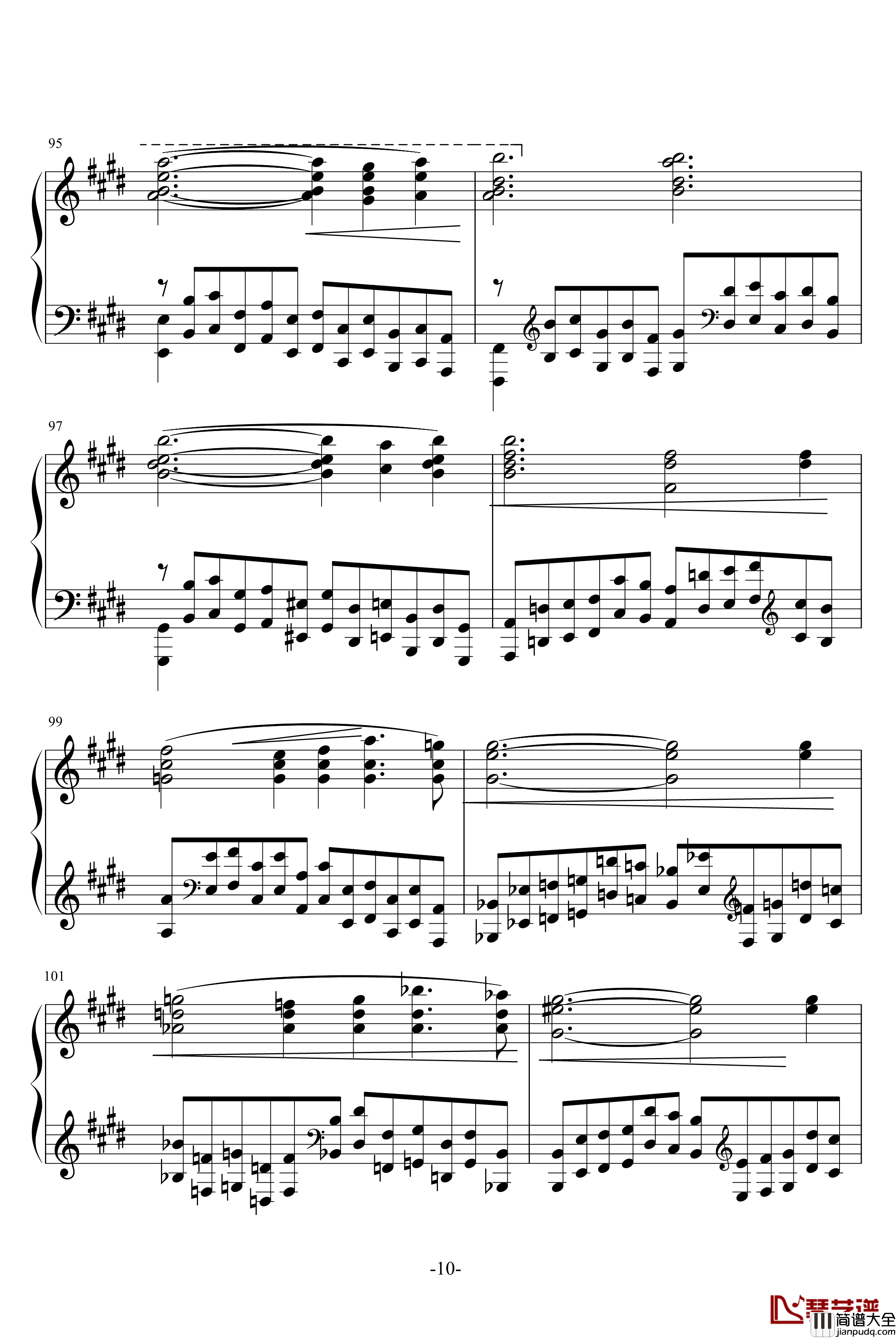 婚礼钢琴谱_旅行岁月2_李斯特