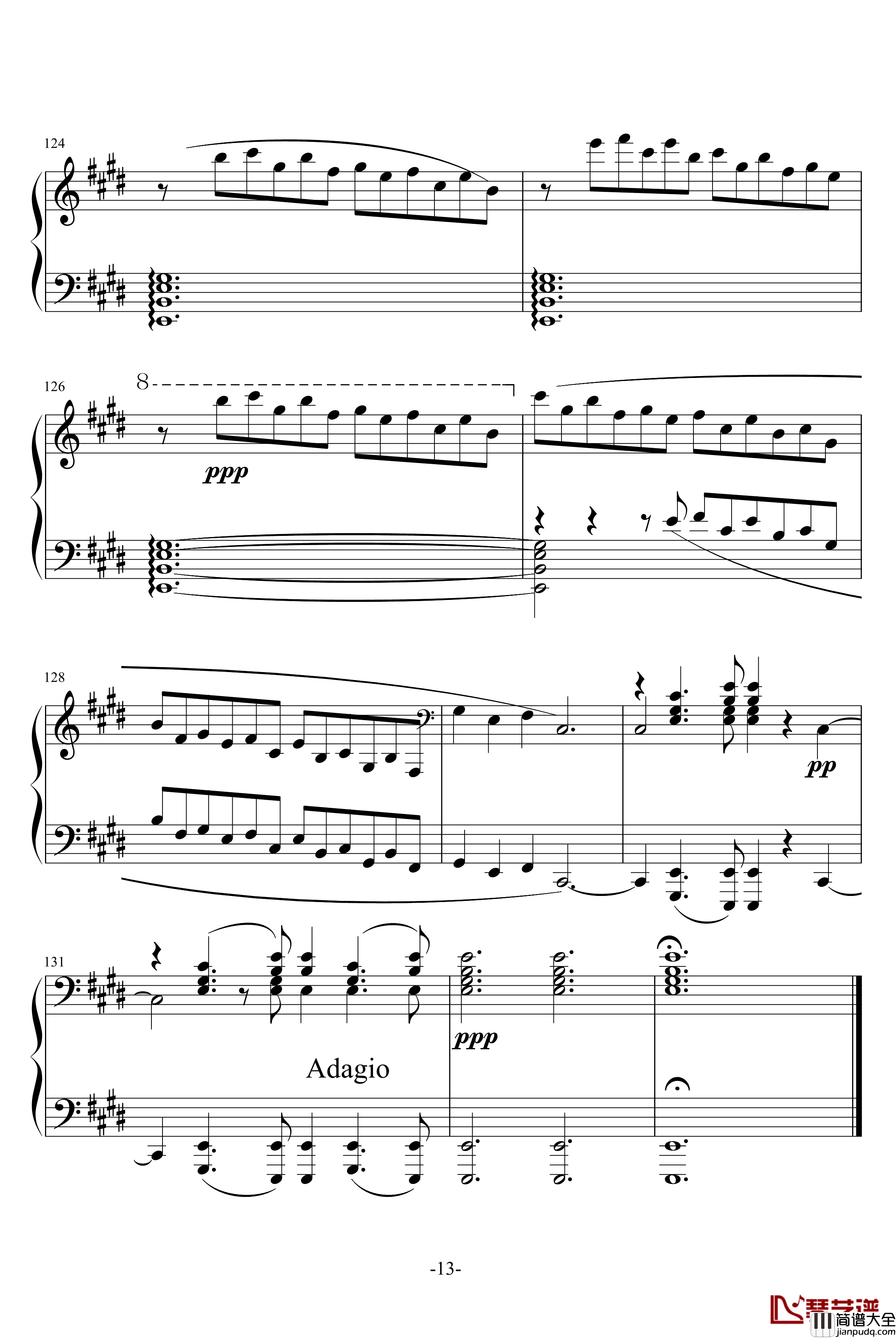 婚礼钢琴谱_旅行岁月2_李斯特