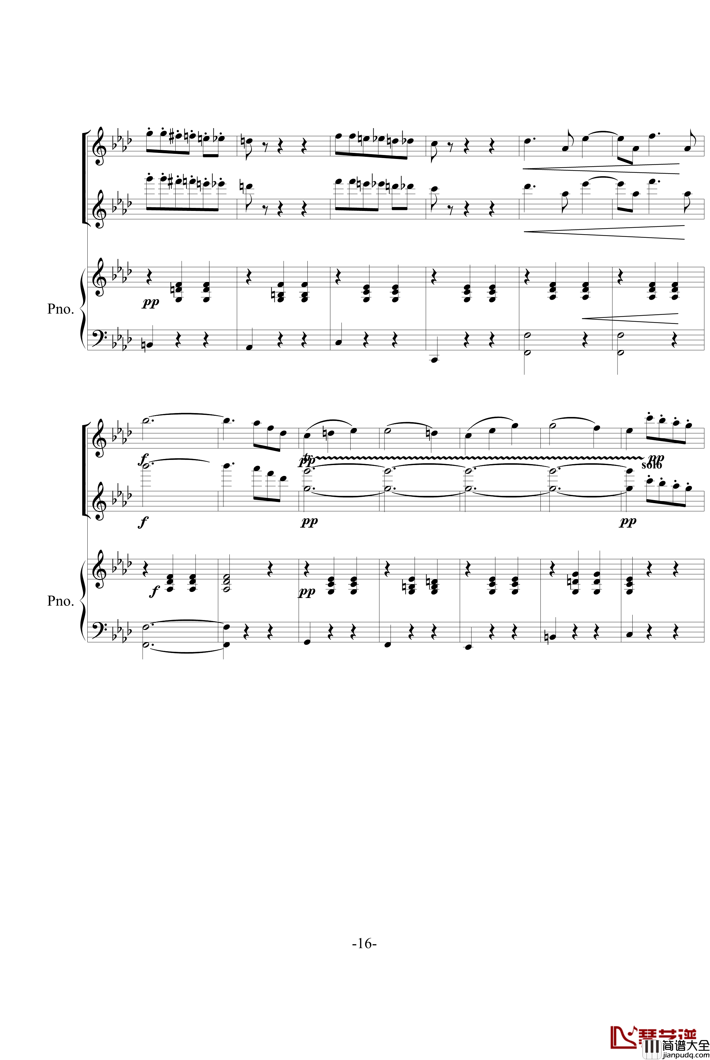 春之声圆舞曲钢琴谱_约翰·斯特劳斯