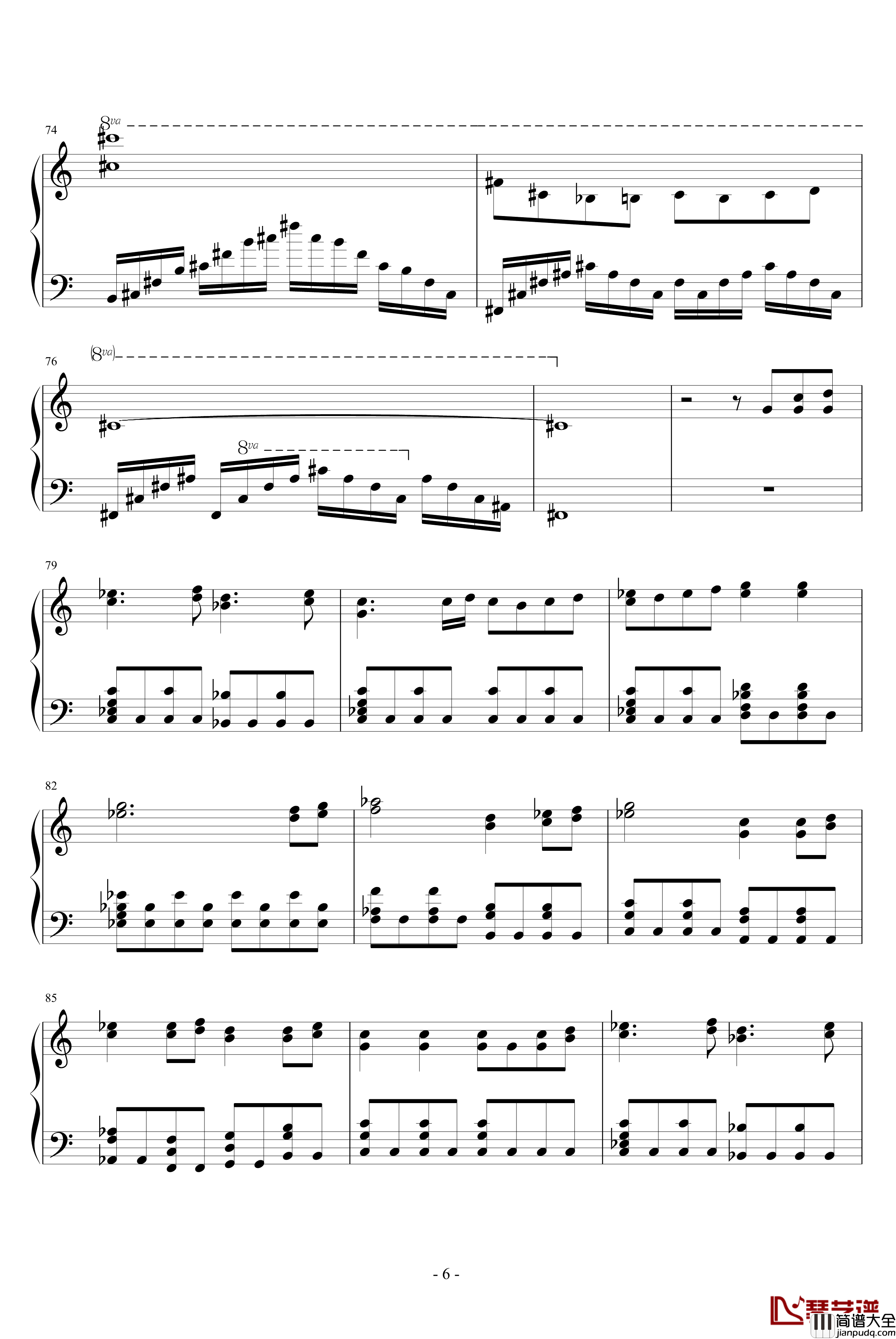 V3钢琴谱_劲乐团_游戏