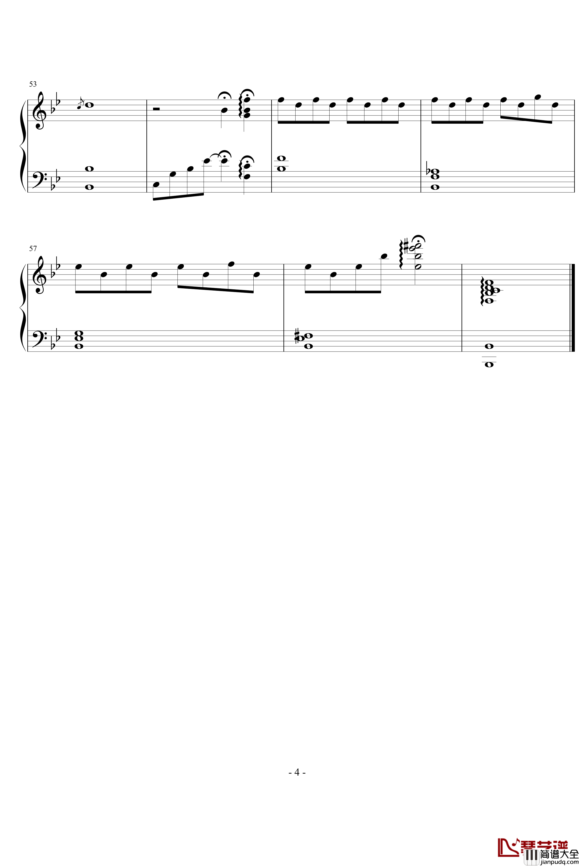 期待你的爱钢琴谱_弹唱谱_伴奏_林俊杰