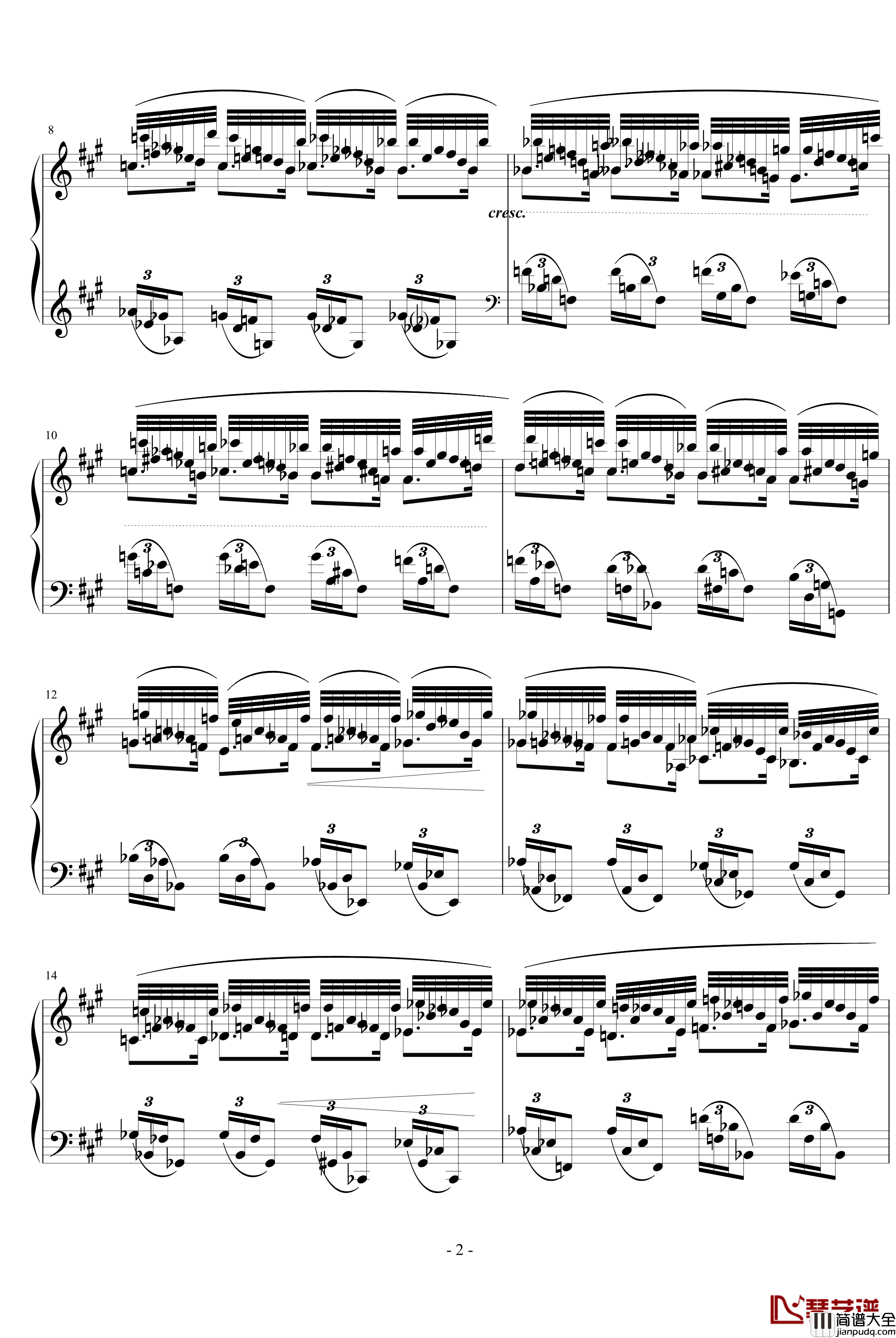 升f小调前奏曲钢琴谱_肖邦_chopin