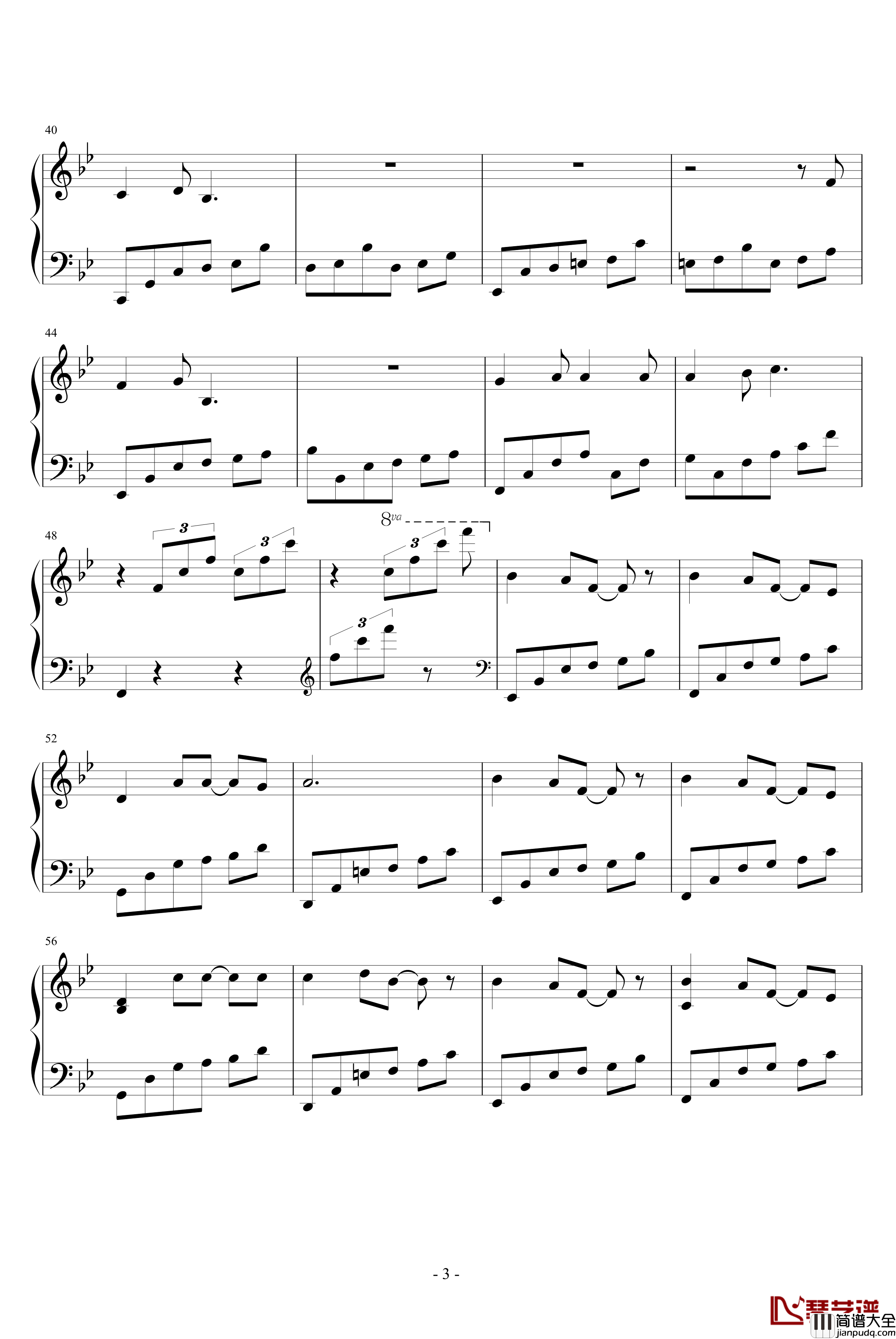 Memory_of_Lightwaves钢琴谱_最终幻想