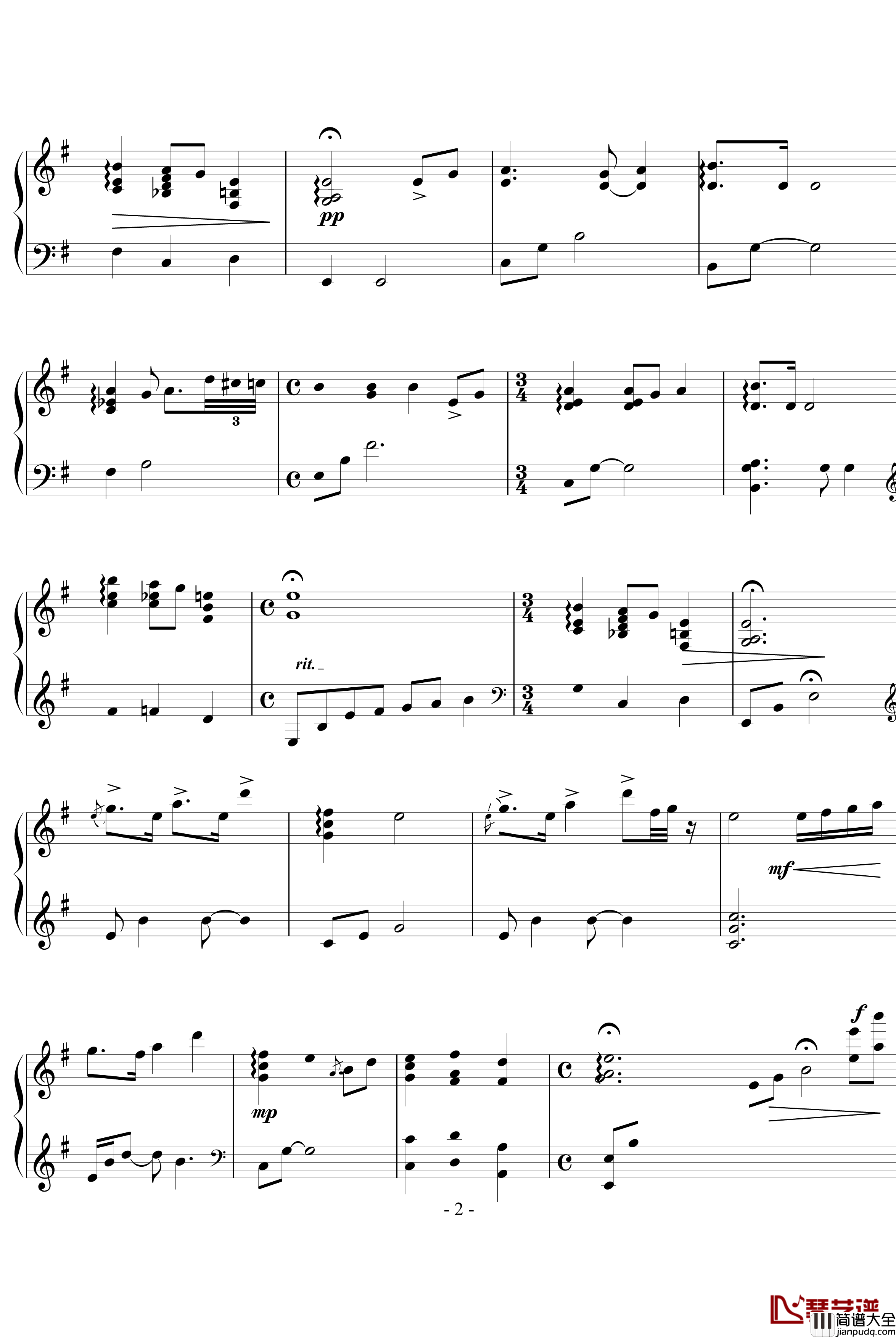 十二梦幻曲钢琴谱_动漫影视_十二国记