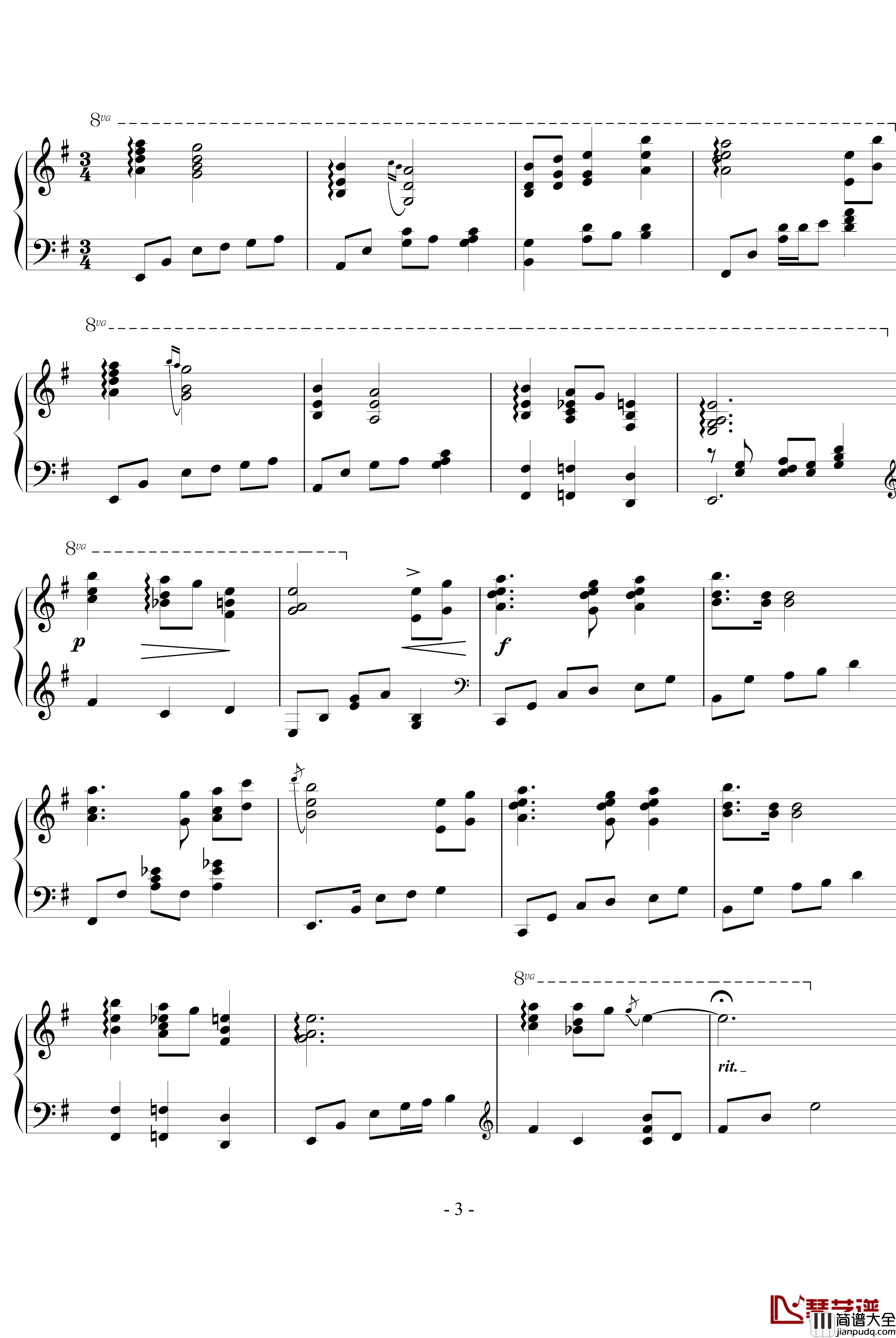 十二梦幻曲钢琴谱_动漫影视_十二国记