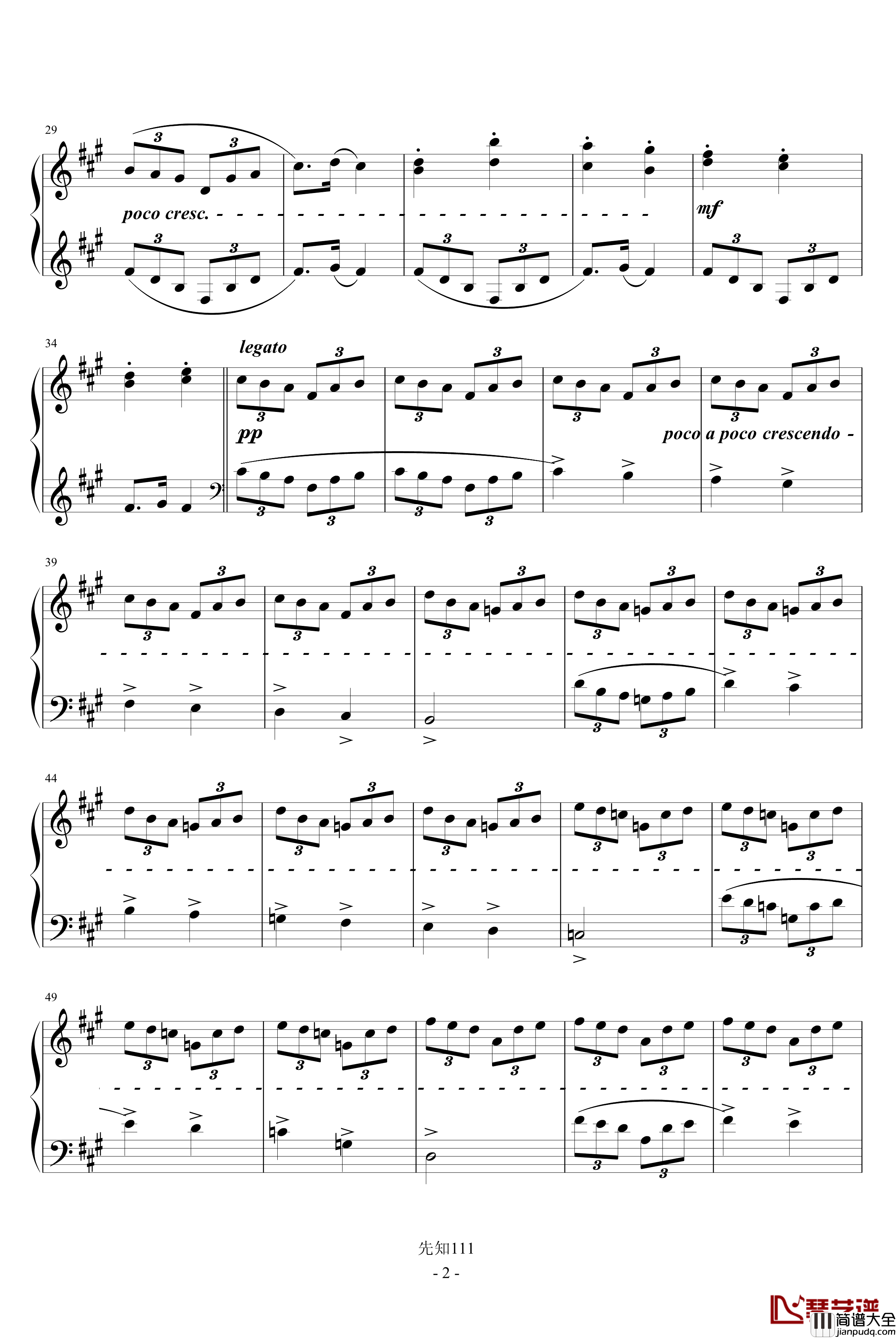 卡巴列夫斯基_练习曲钢琴谱_卡巴列伕斯基