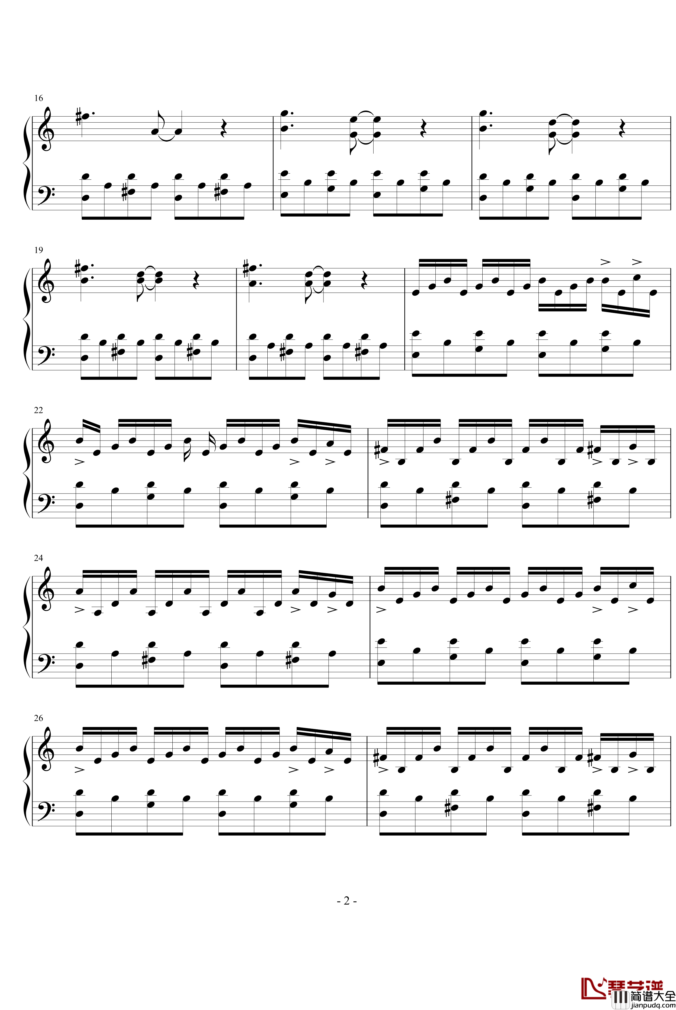 Comptine_D'un_Autre_ete钢琴谱_天使爱美丽_影视