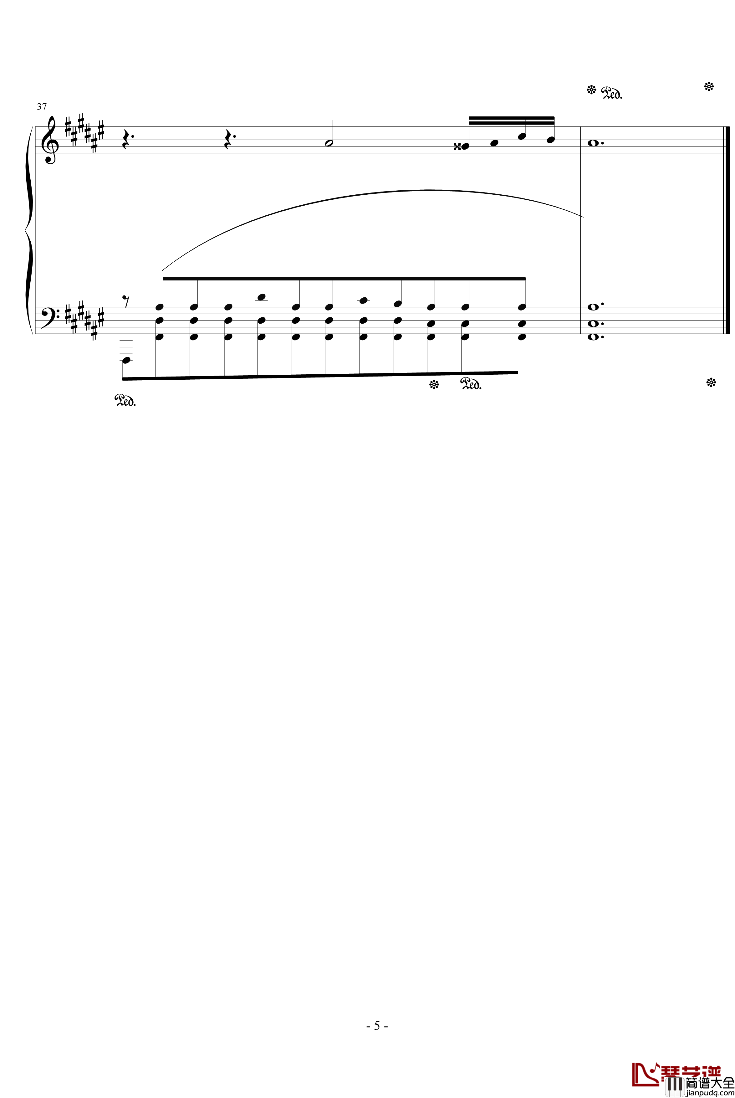 升F大调前奏曲钢琴谱_肖邦_chopin