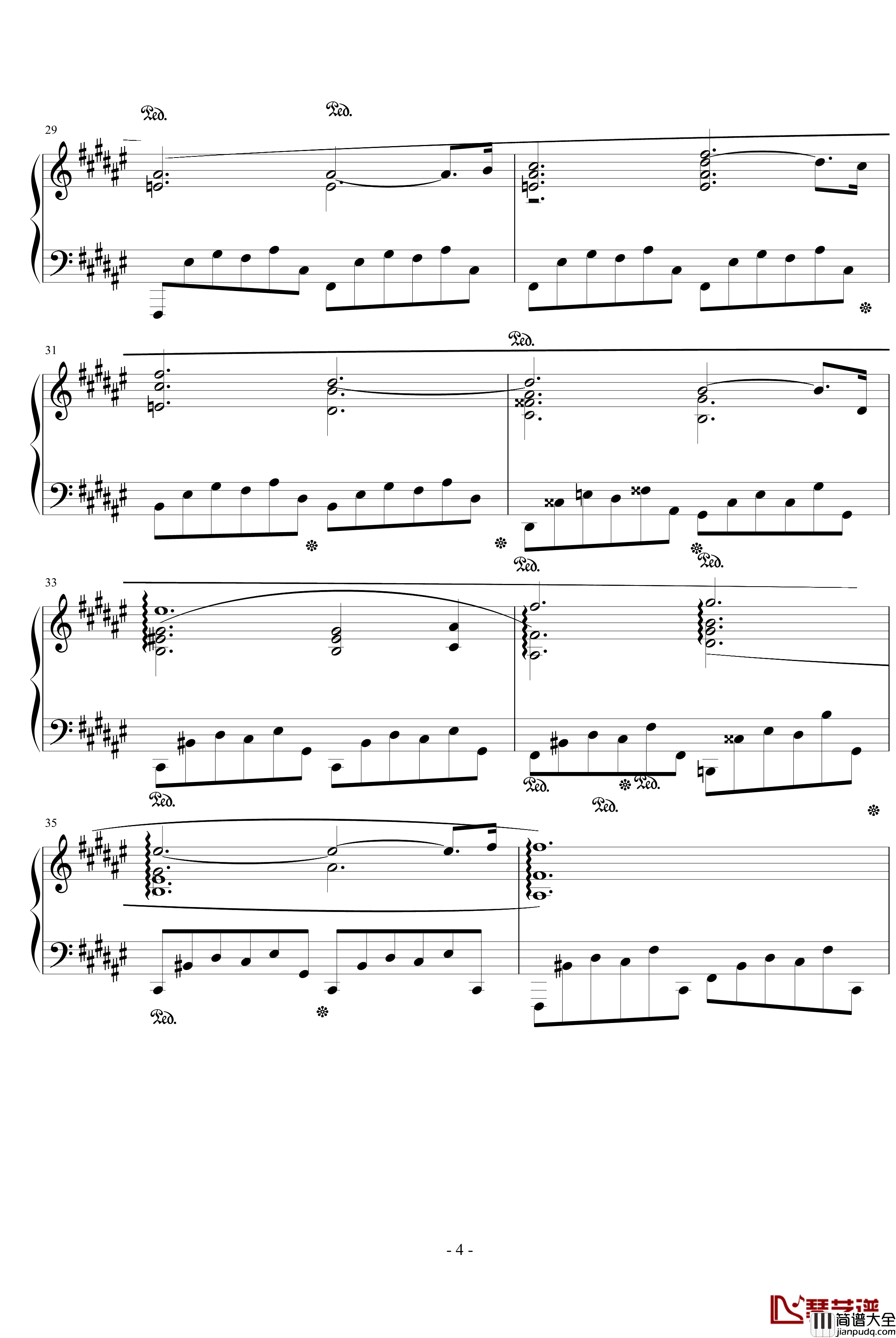 升F大调前奏曲钢琴谱_肖邦_chopin