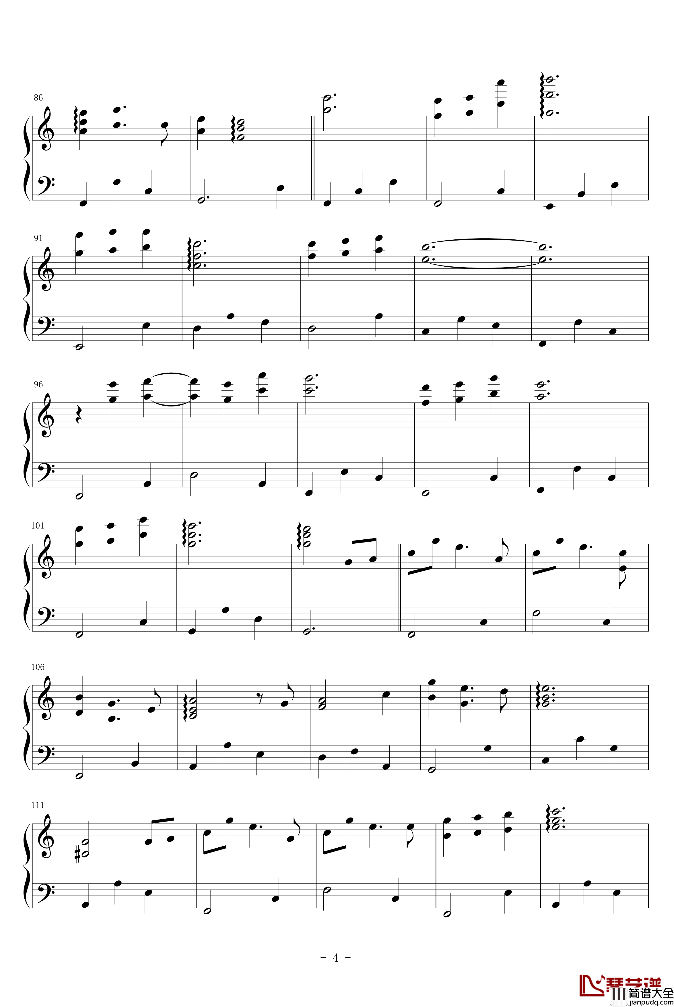 对望钢琴谱_放羊的星星片尾曲_林志颖