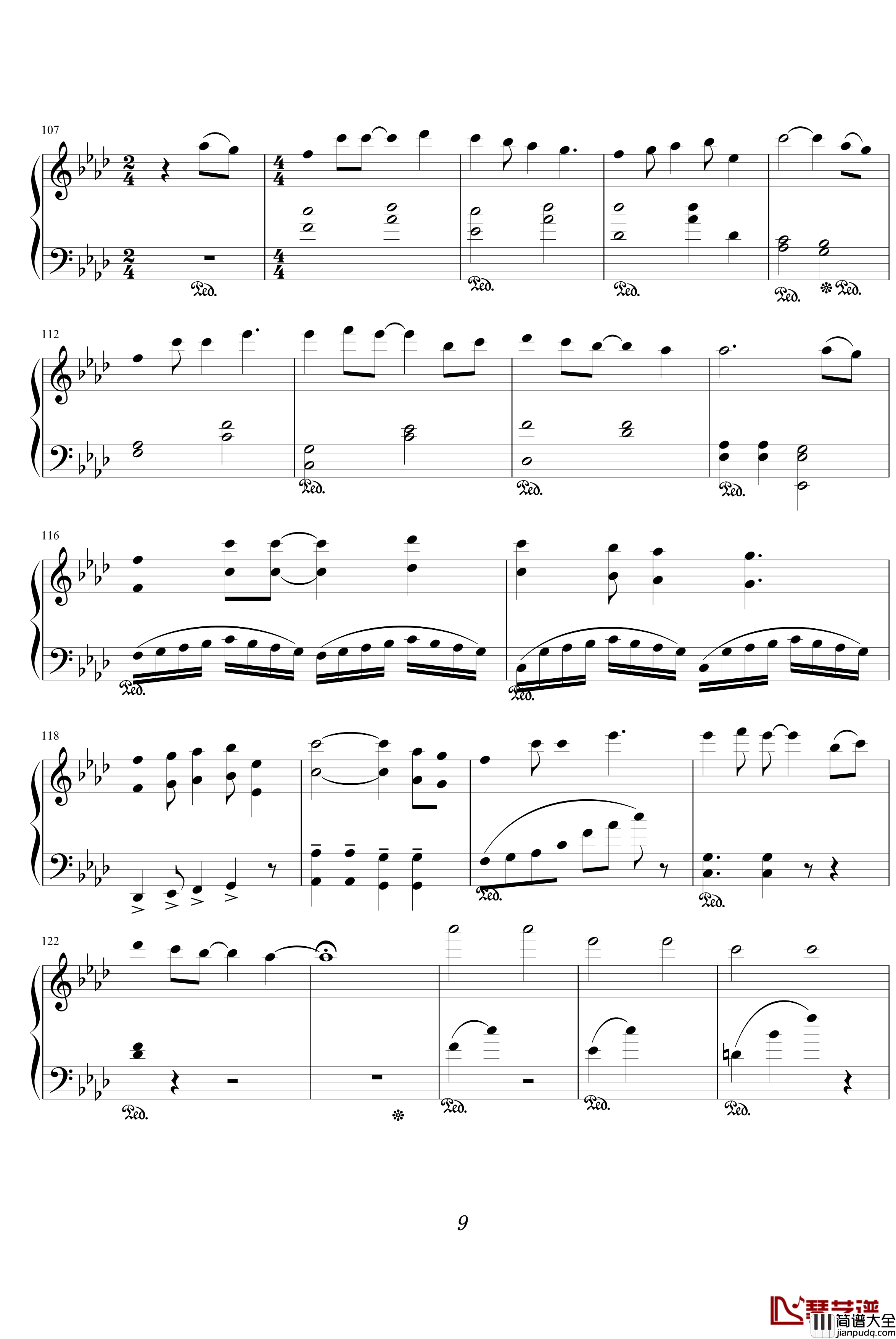 我们的纪念钢琴谱_放羊的星星插曲_綾楓版_影视