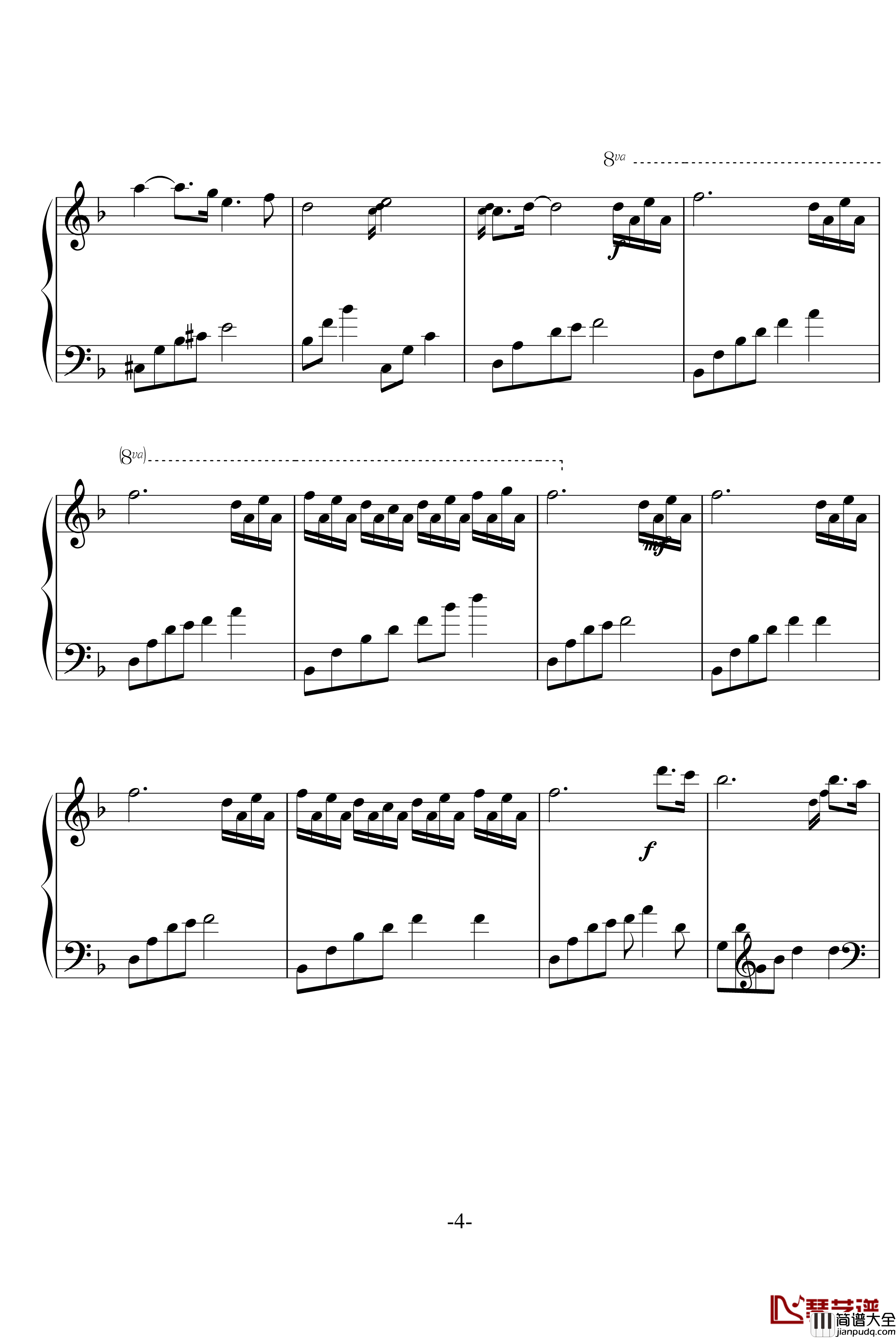 YOU_AND_ME钢琴谱_The_Daydream