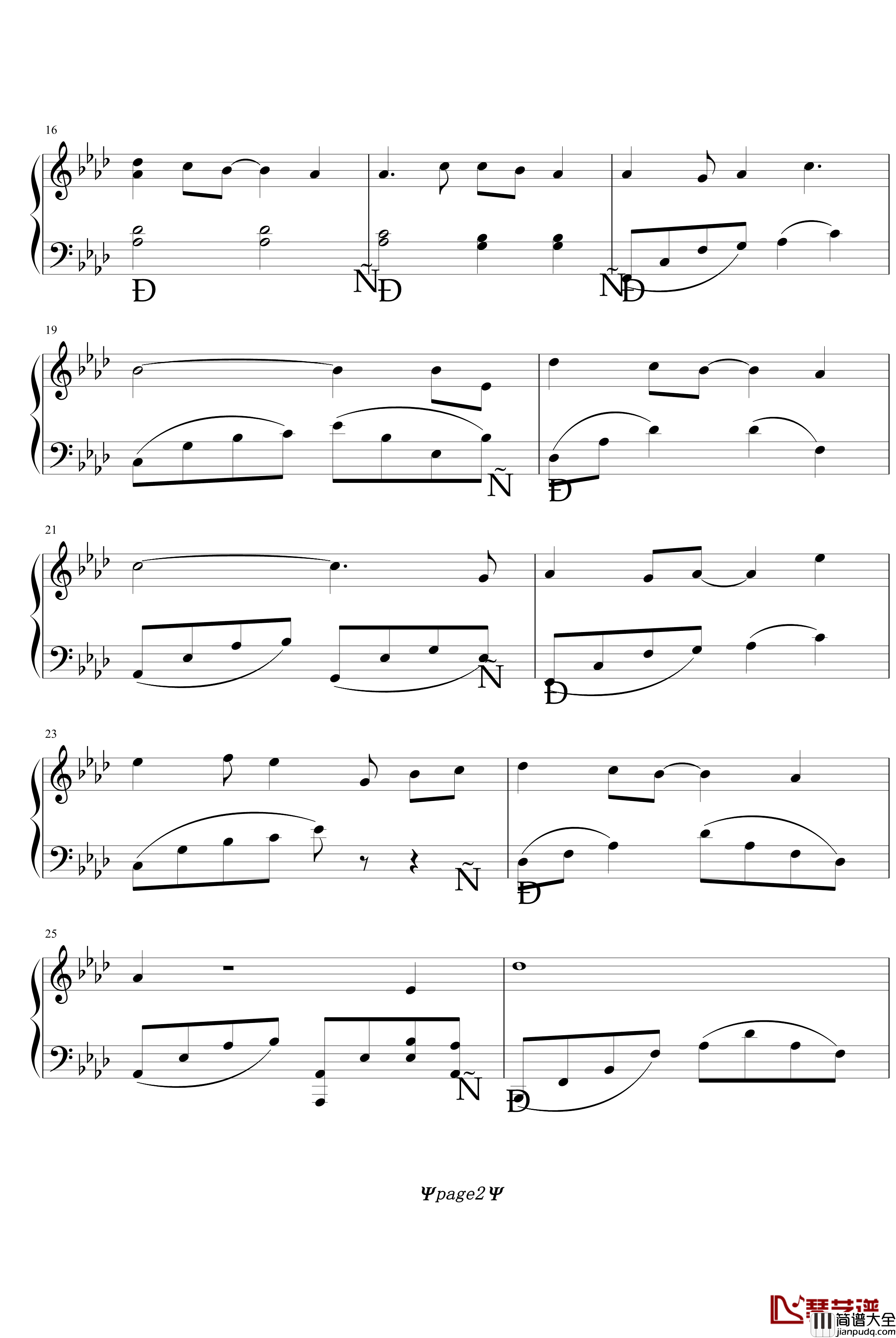 我们的纪念钢琴谱__放羊的星星_插曲_影视