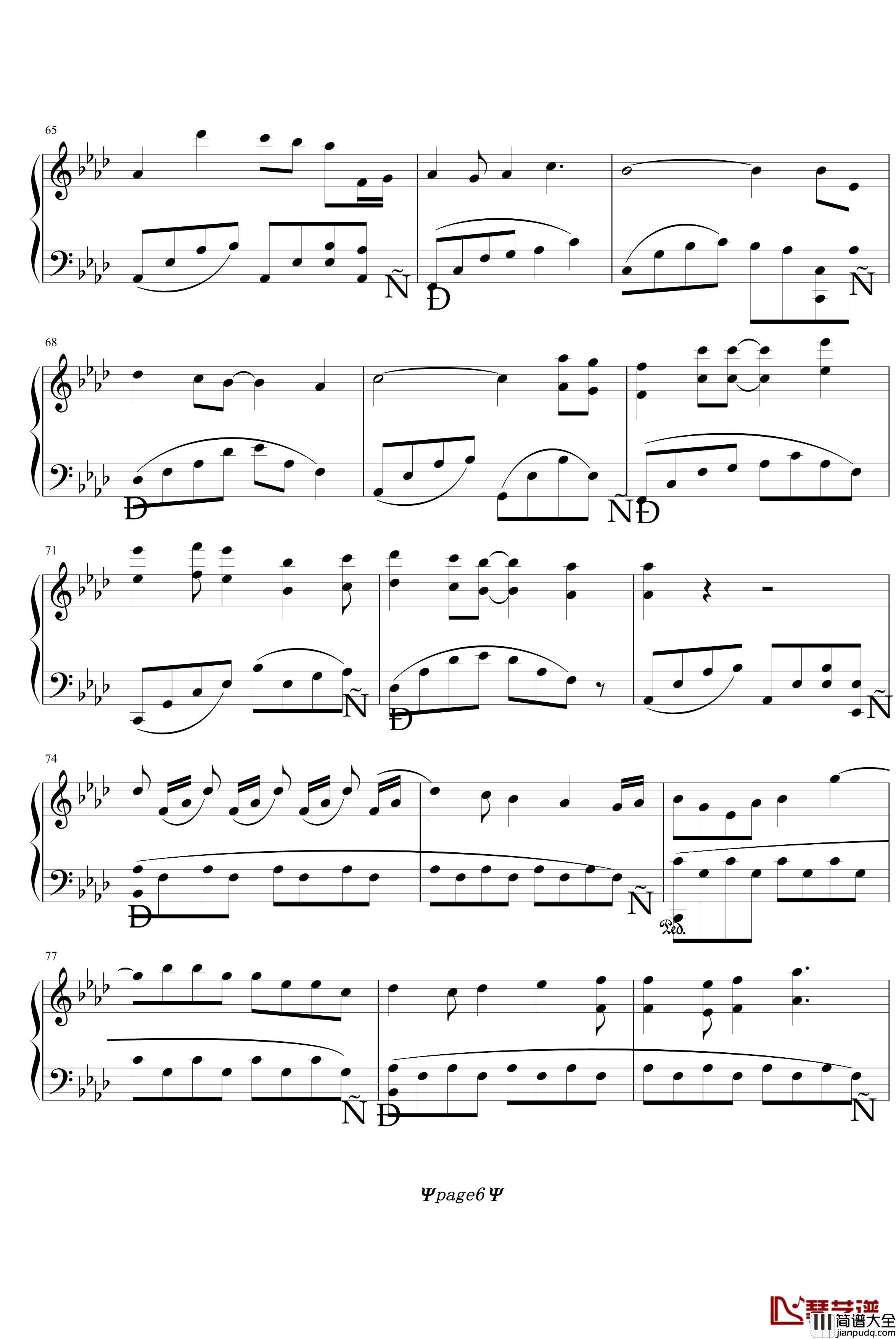 我们的纪念钢琴谱__放羊的星星_插曲_影视