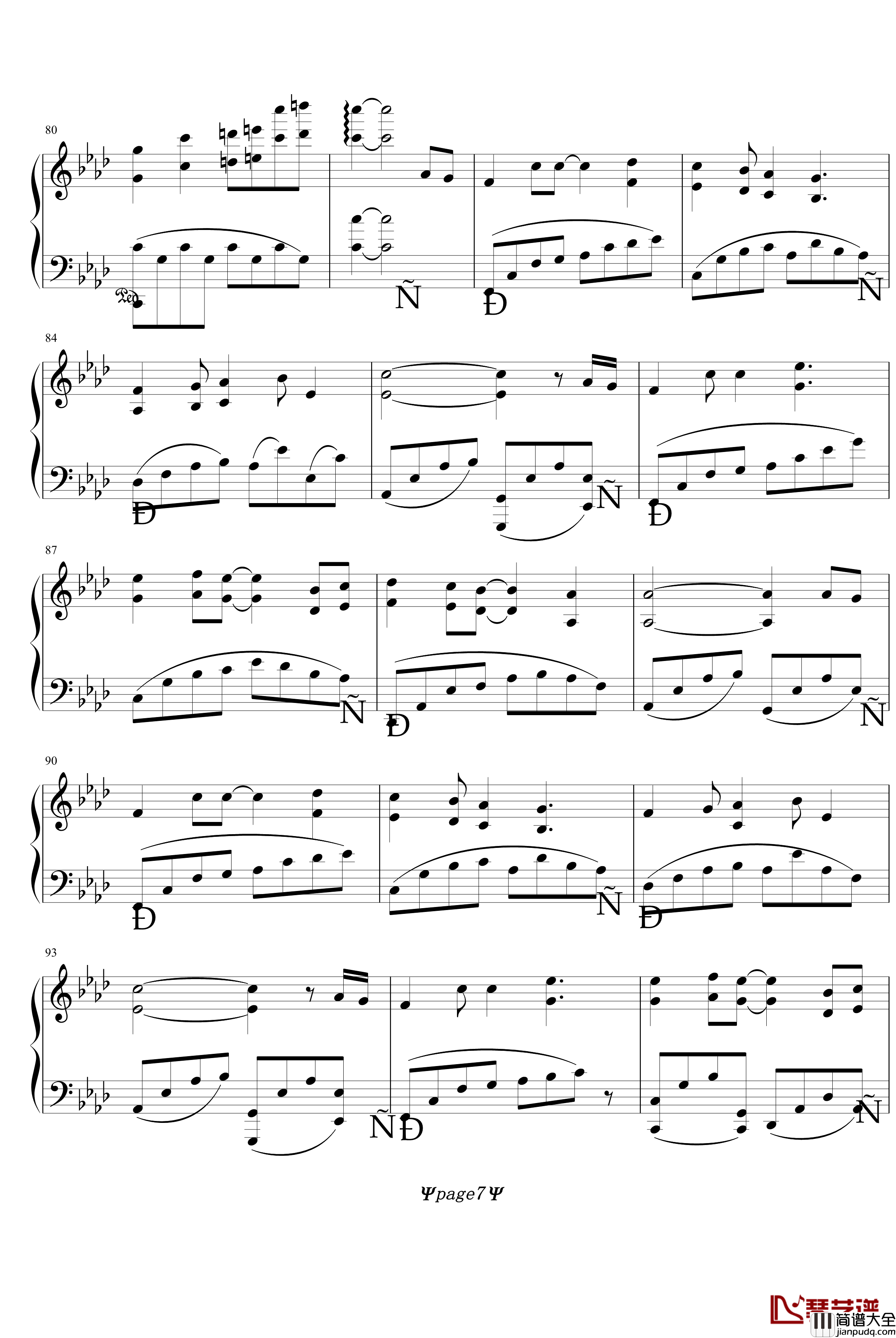 我们的纪念钢琴谱__放羊的星星_插曲_影视