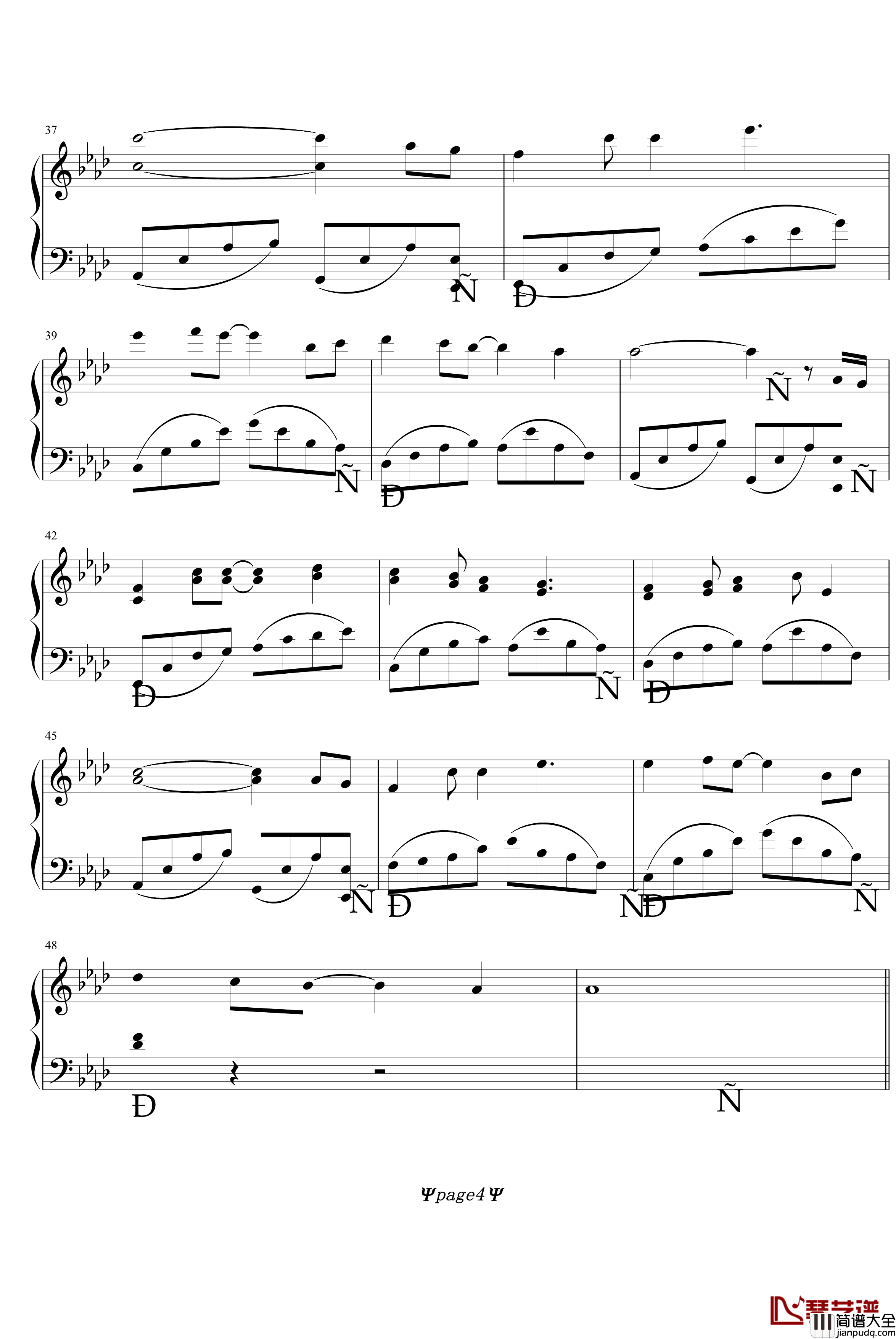 我们的纪念钢琴谱__放羊的星星_插曲_影视